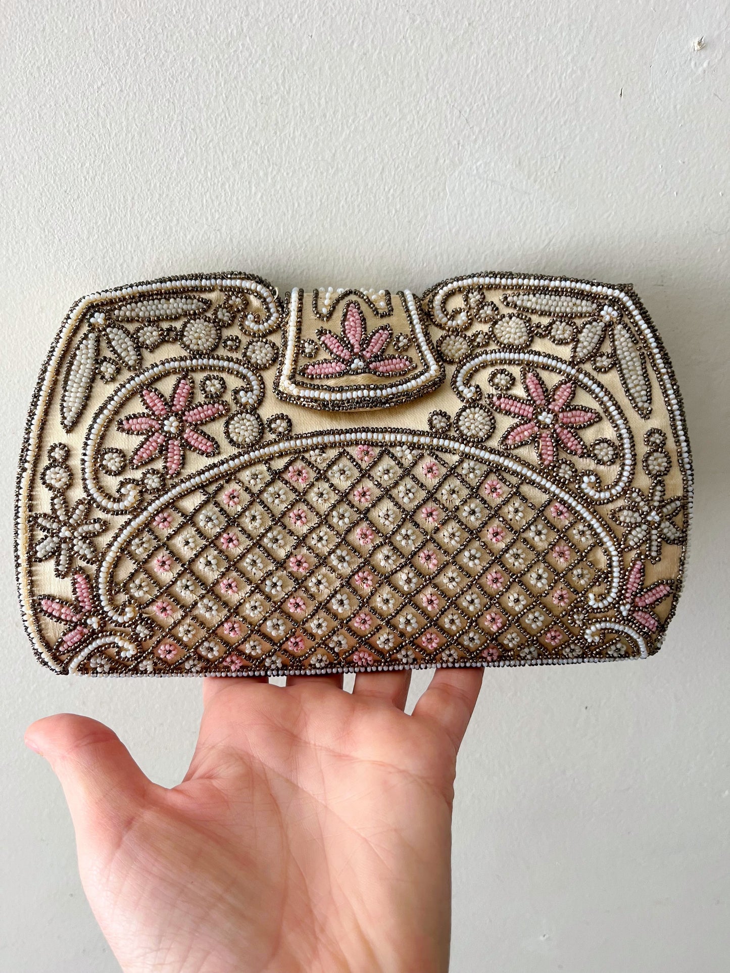 Romantic Beaded Clutch