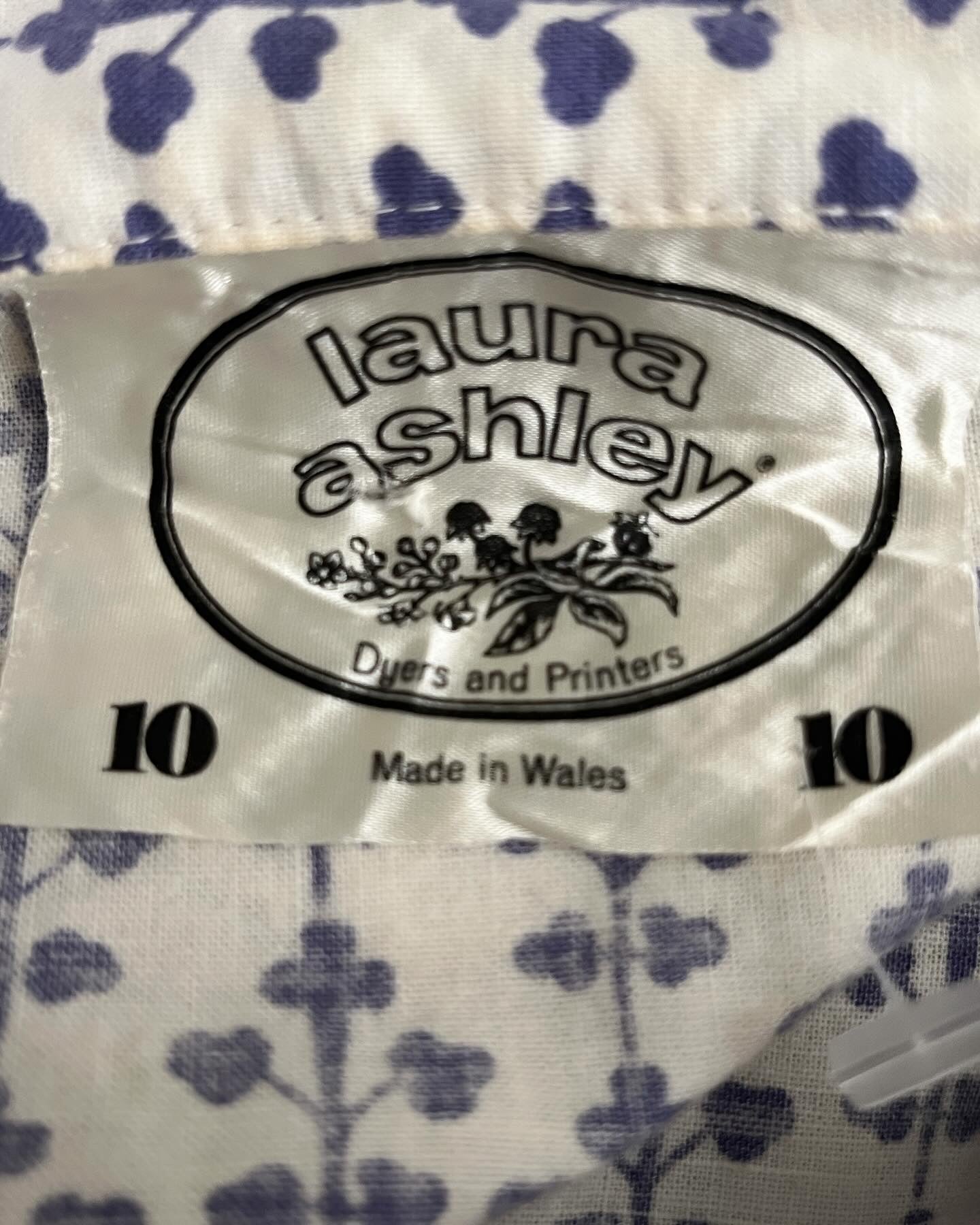 Laura Ashley Victorian Prairie Dress- White Clover| XS/S