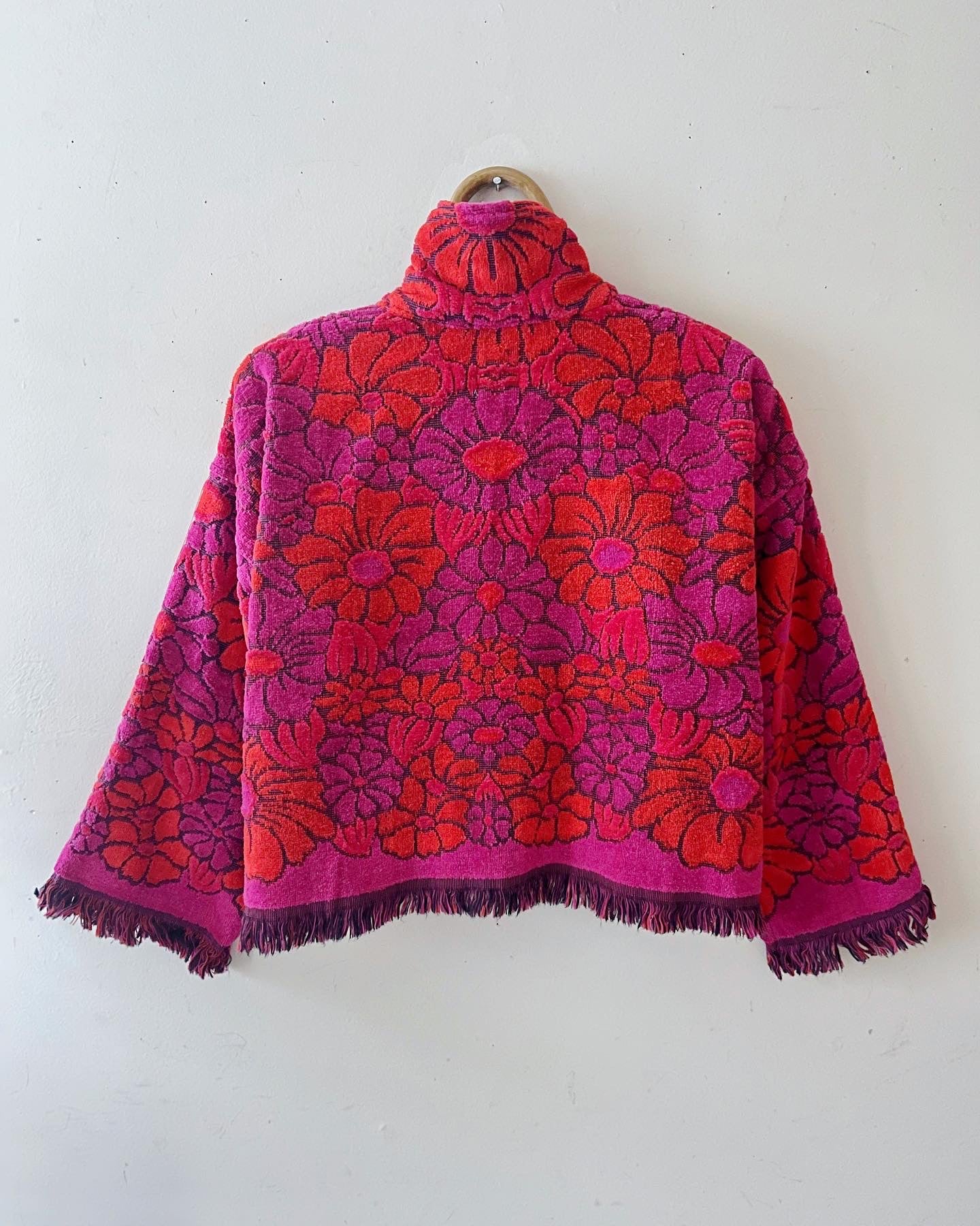 Floral Bomb Towel Jacket