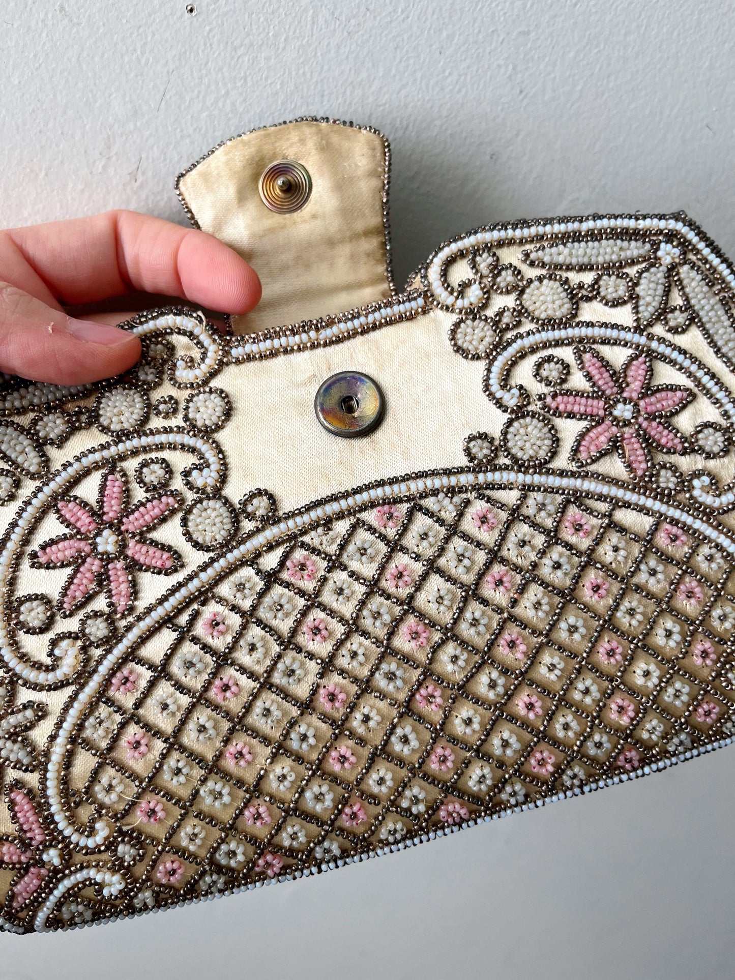 Romantic Beaded Clutch