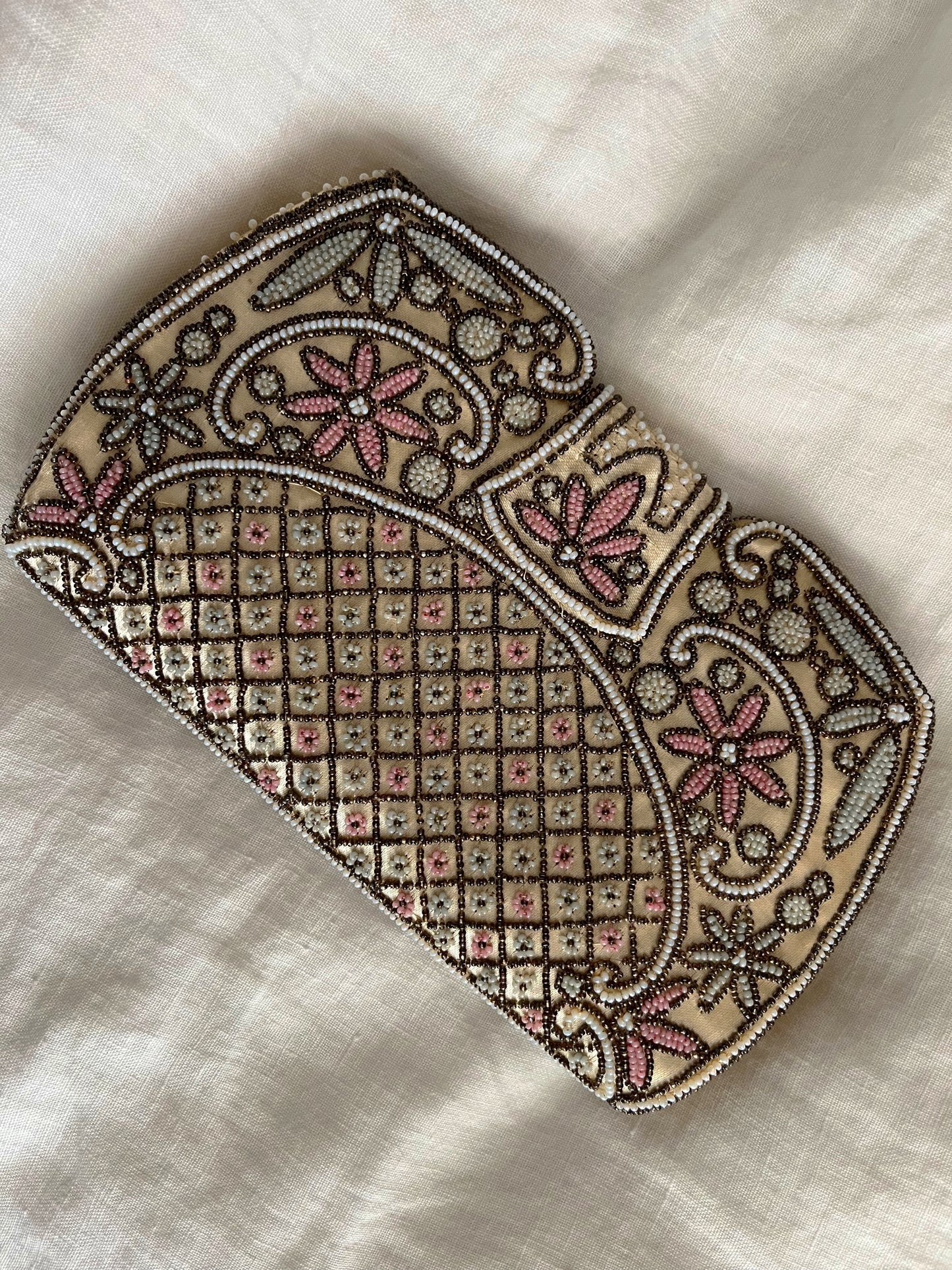 Romantic Beaded Clutch