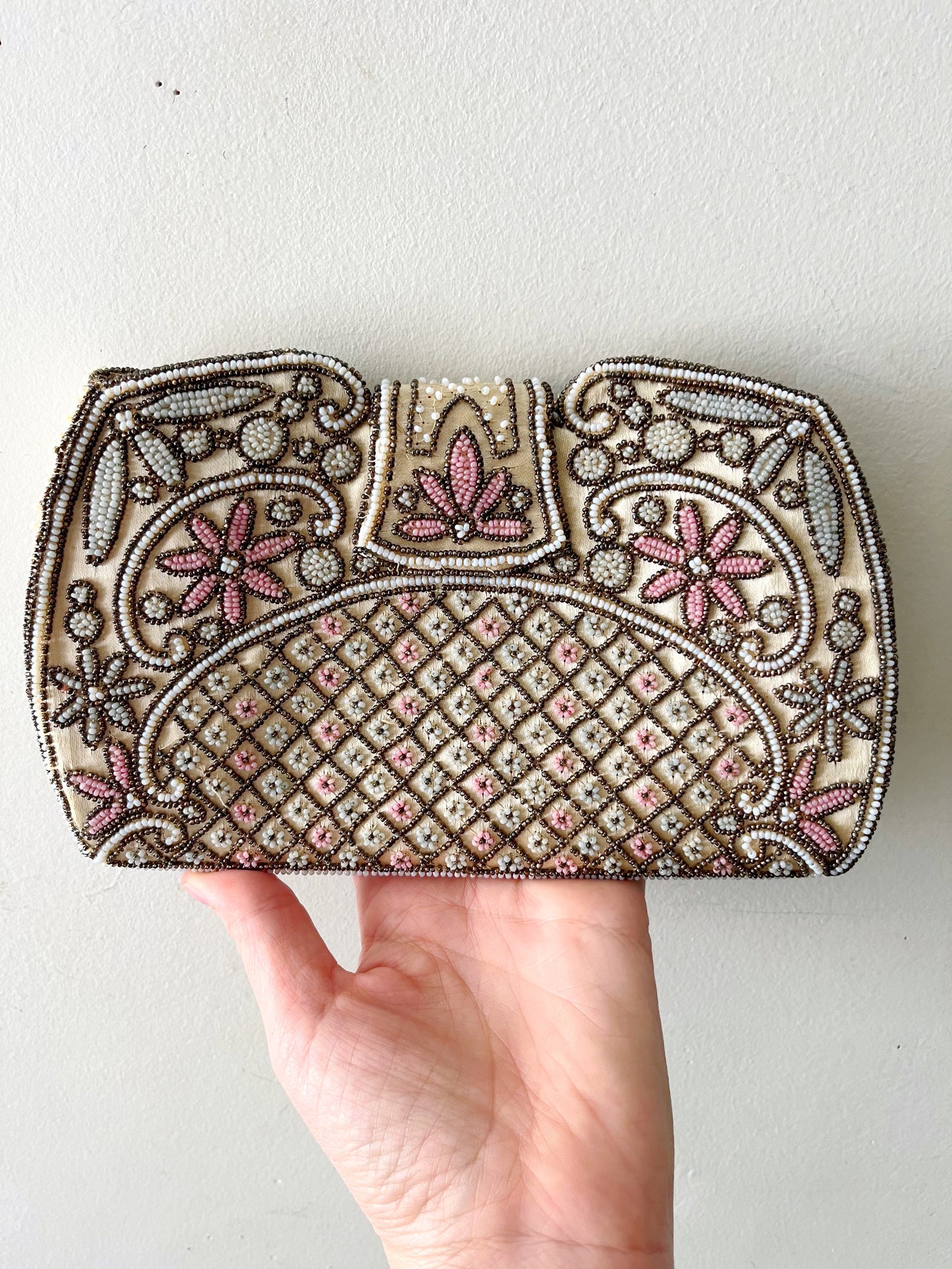 Romantic Beaded Clutch