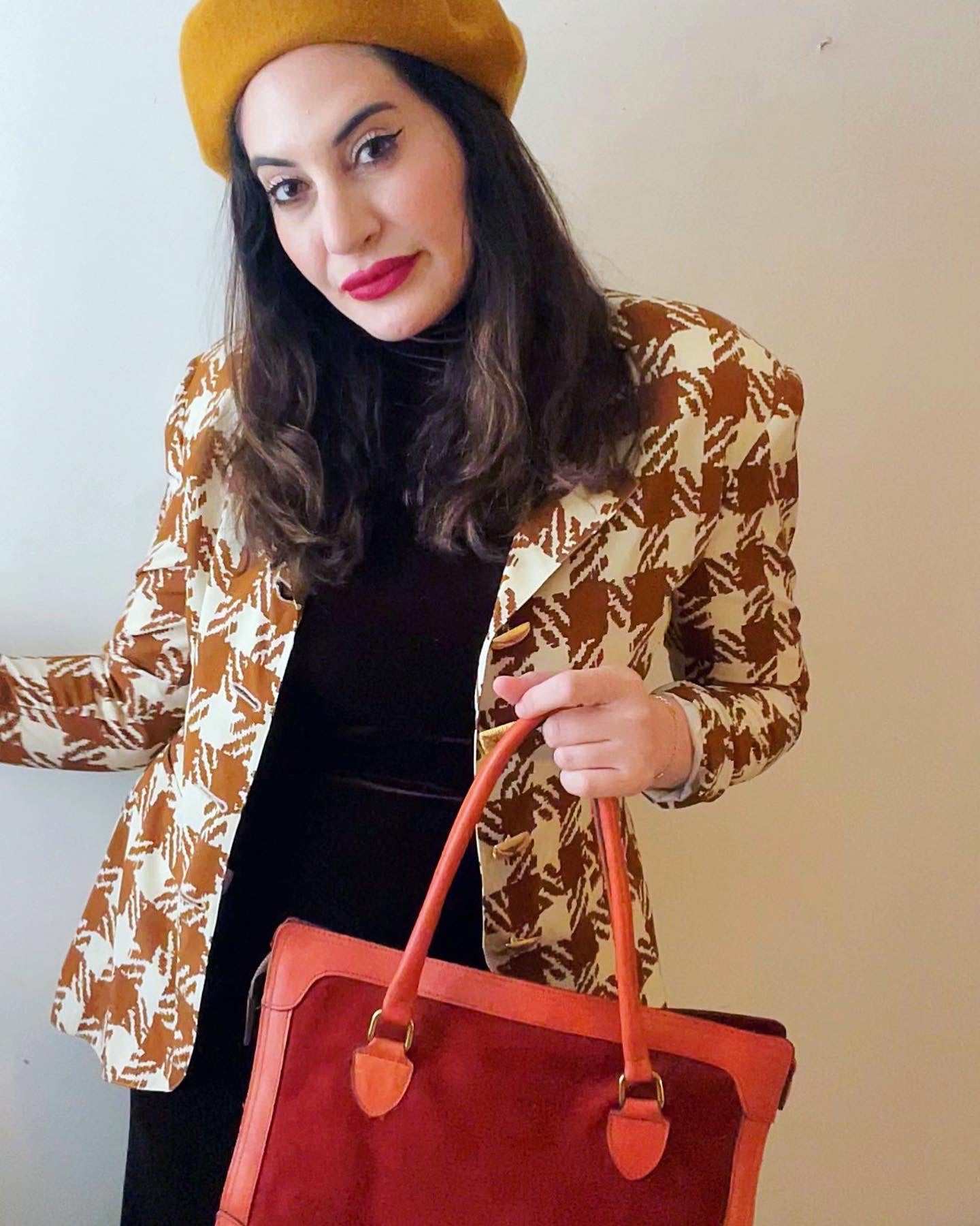 Chestnut Silk Blazer Jacket