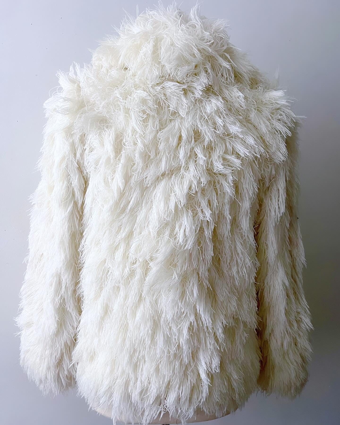 Shag Cream Jacket| S/M