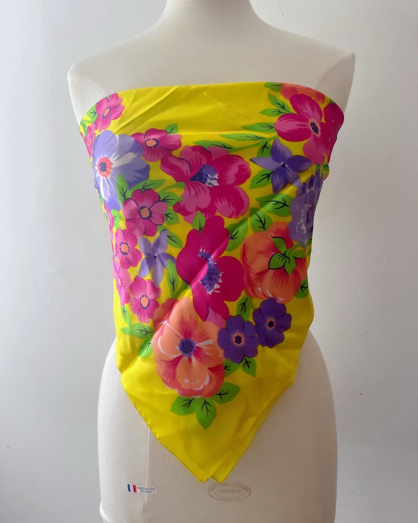 Bright Floral Scarf