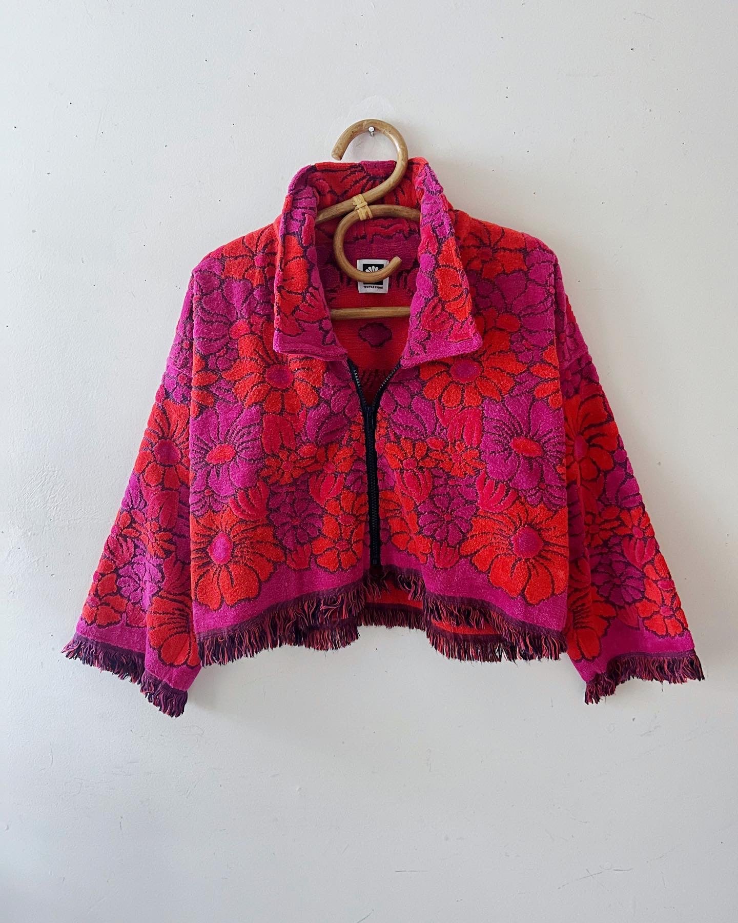 Floral Bomb Towel Jacket
