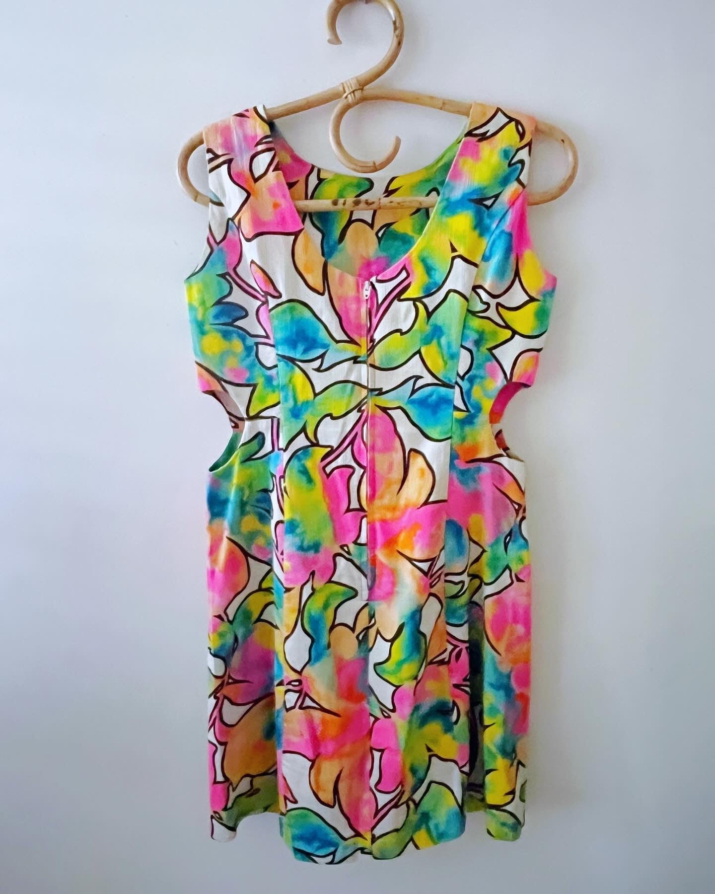 Rainbow Mod Cutout Mini Dress| Small