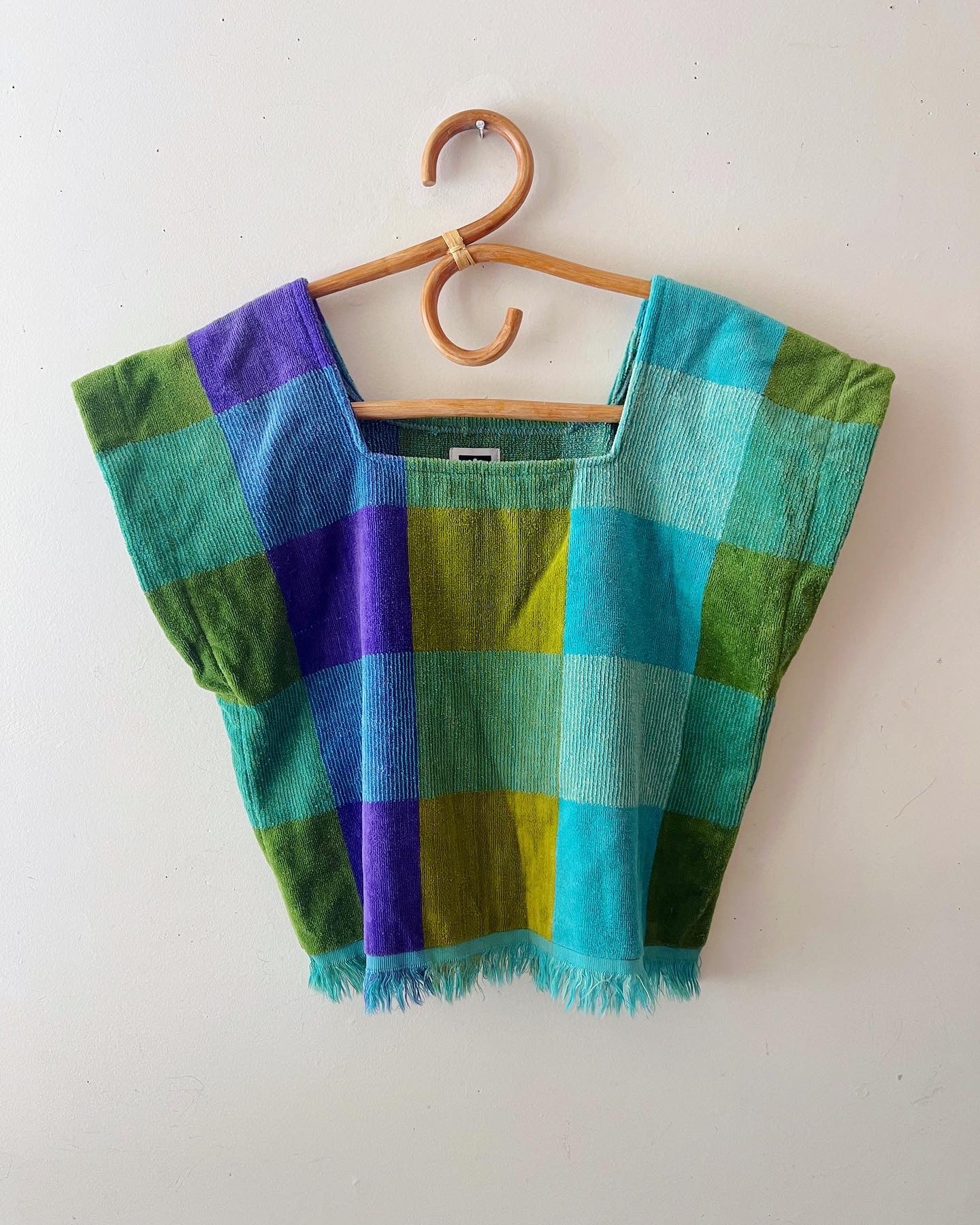 Mod Plaid Towel Top