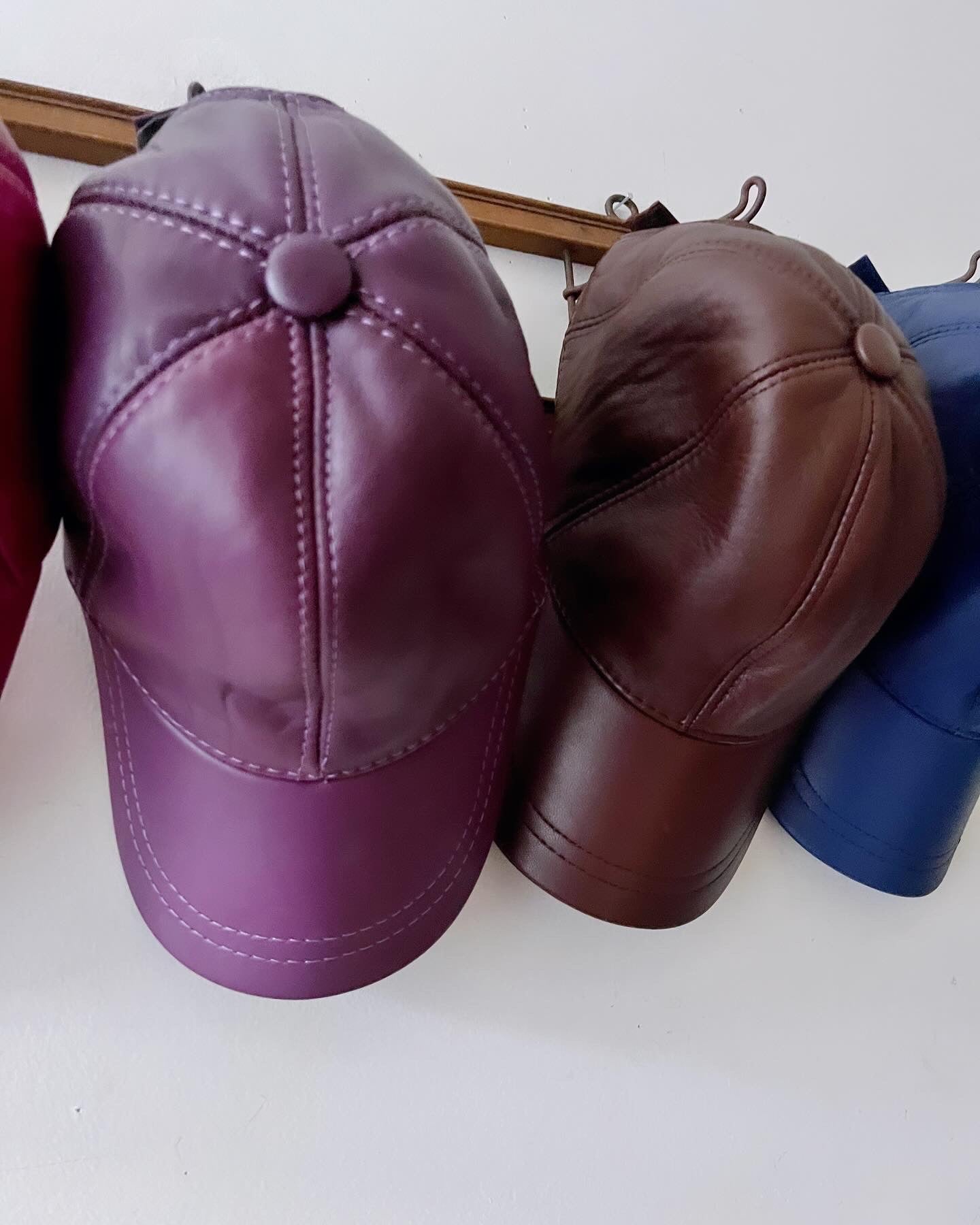 Soft Leather Baseball Cap