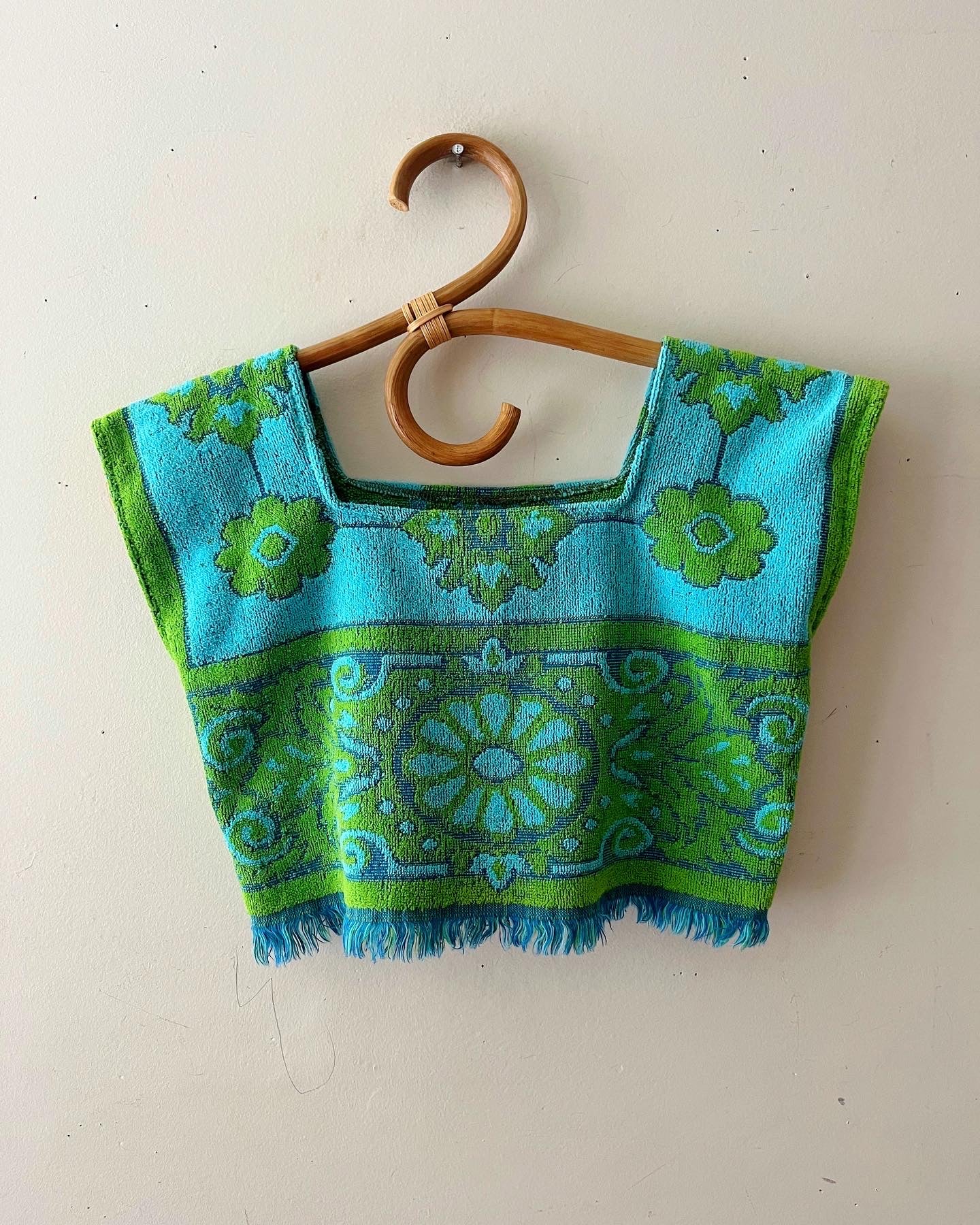 Kids Towel Top- Turquoise Waters