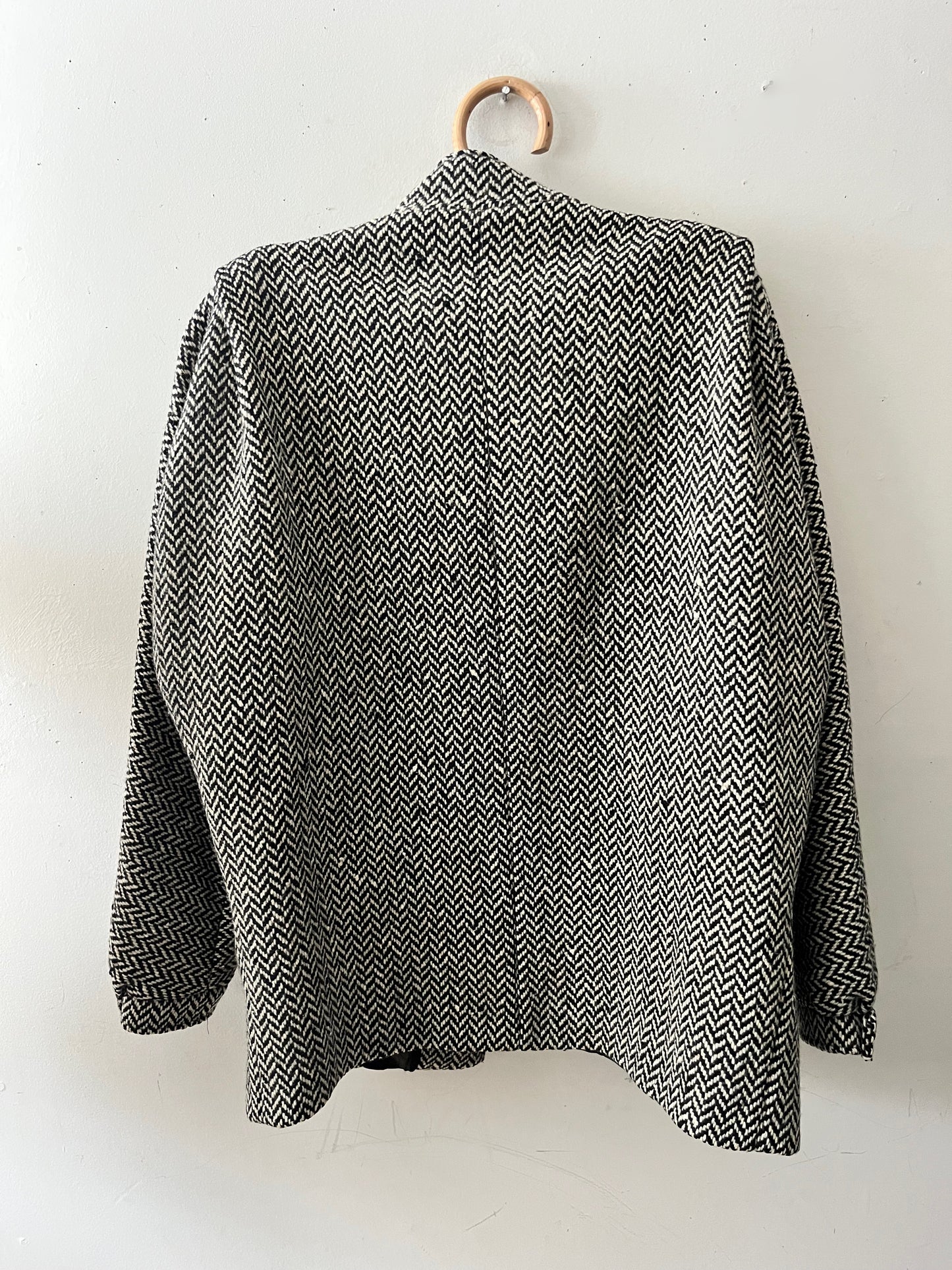 Chevron Tweed Jacket| Large