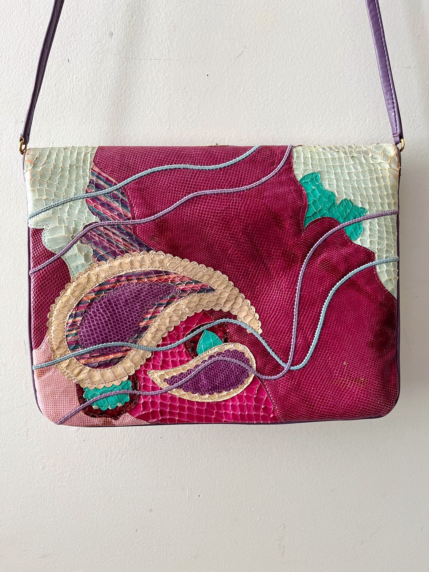 Paisley Patchwork Crossbody Purse