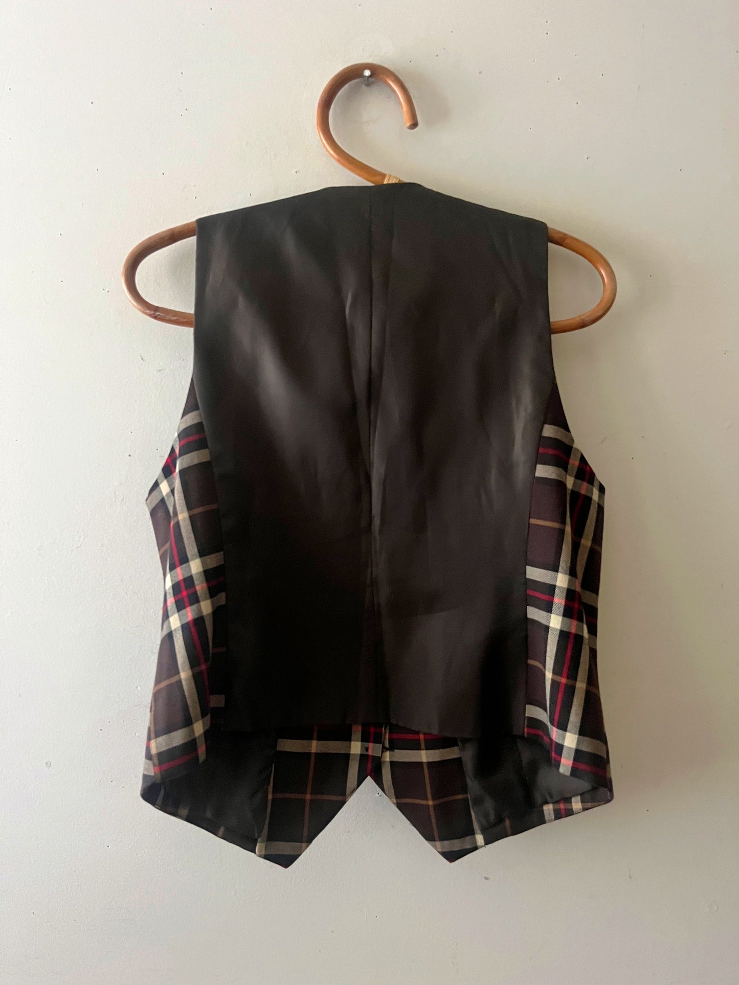 Plaid Vest| Medium