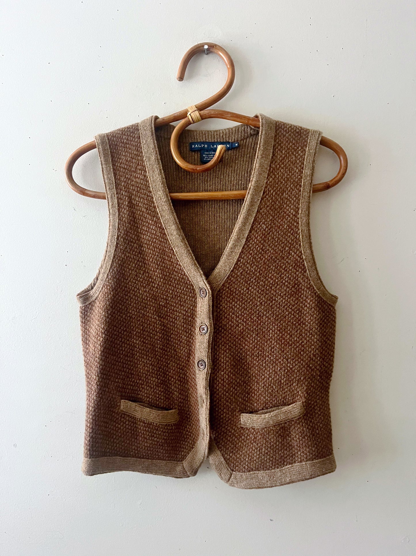 Ralph Lauren Slim Knit Vest| S/M