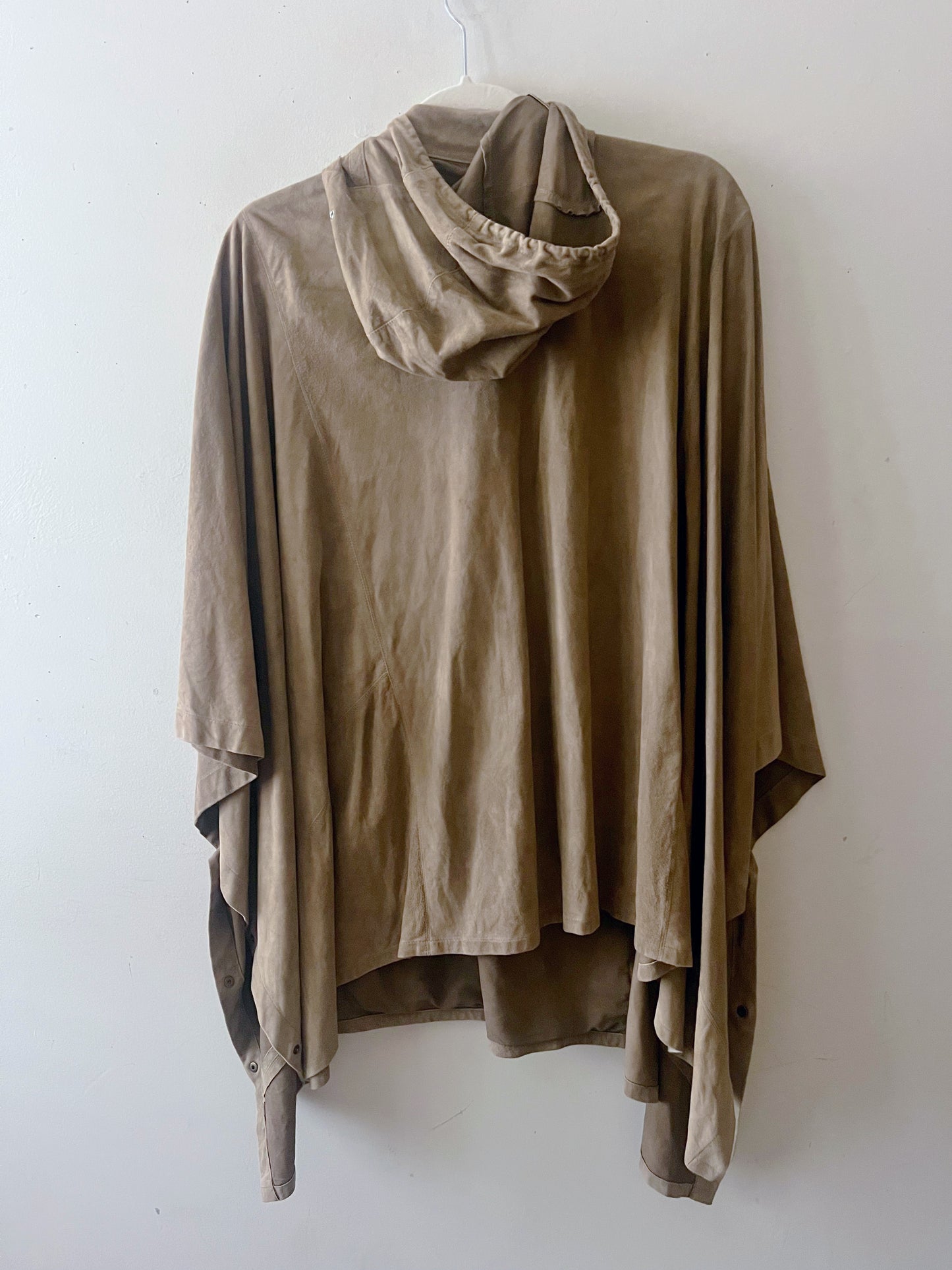 Ralph Lauren Suede Utility Poncho| One Size