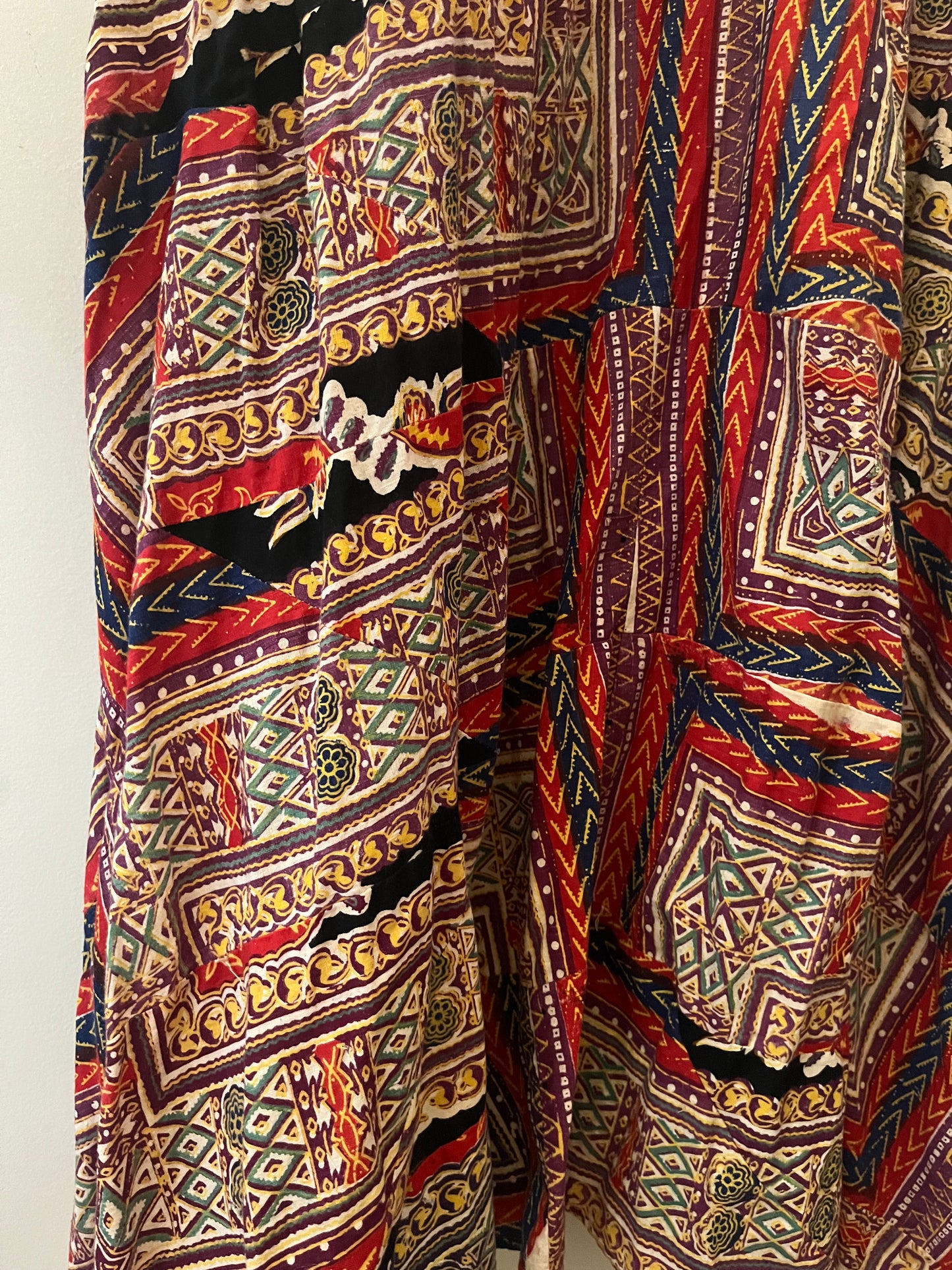 Block Print Dress or Maxi Skirt