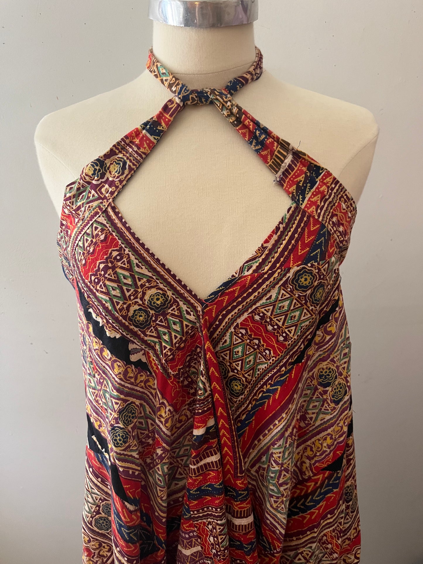 Block Print Dress or Maxi Skirt