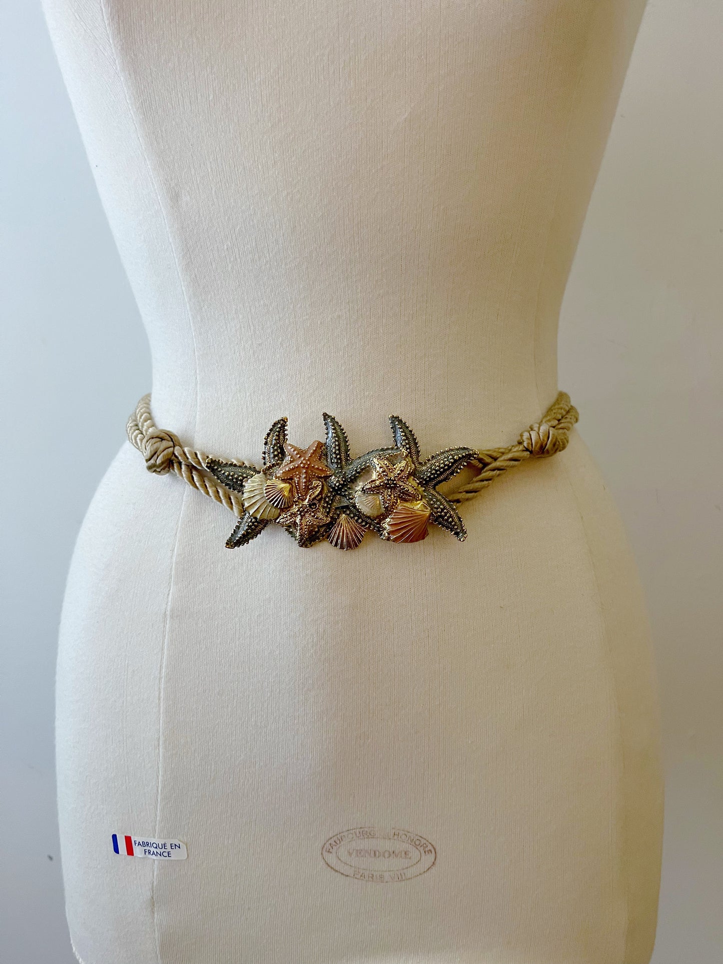 Art Metal Starfish Rope Belt| One Size