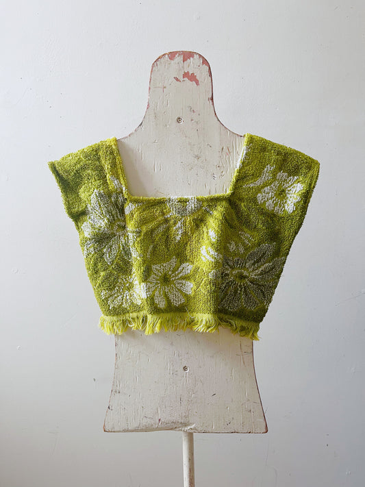 Kids Towel Top- Green Dream
