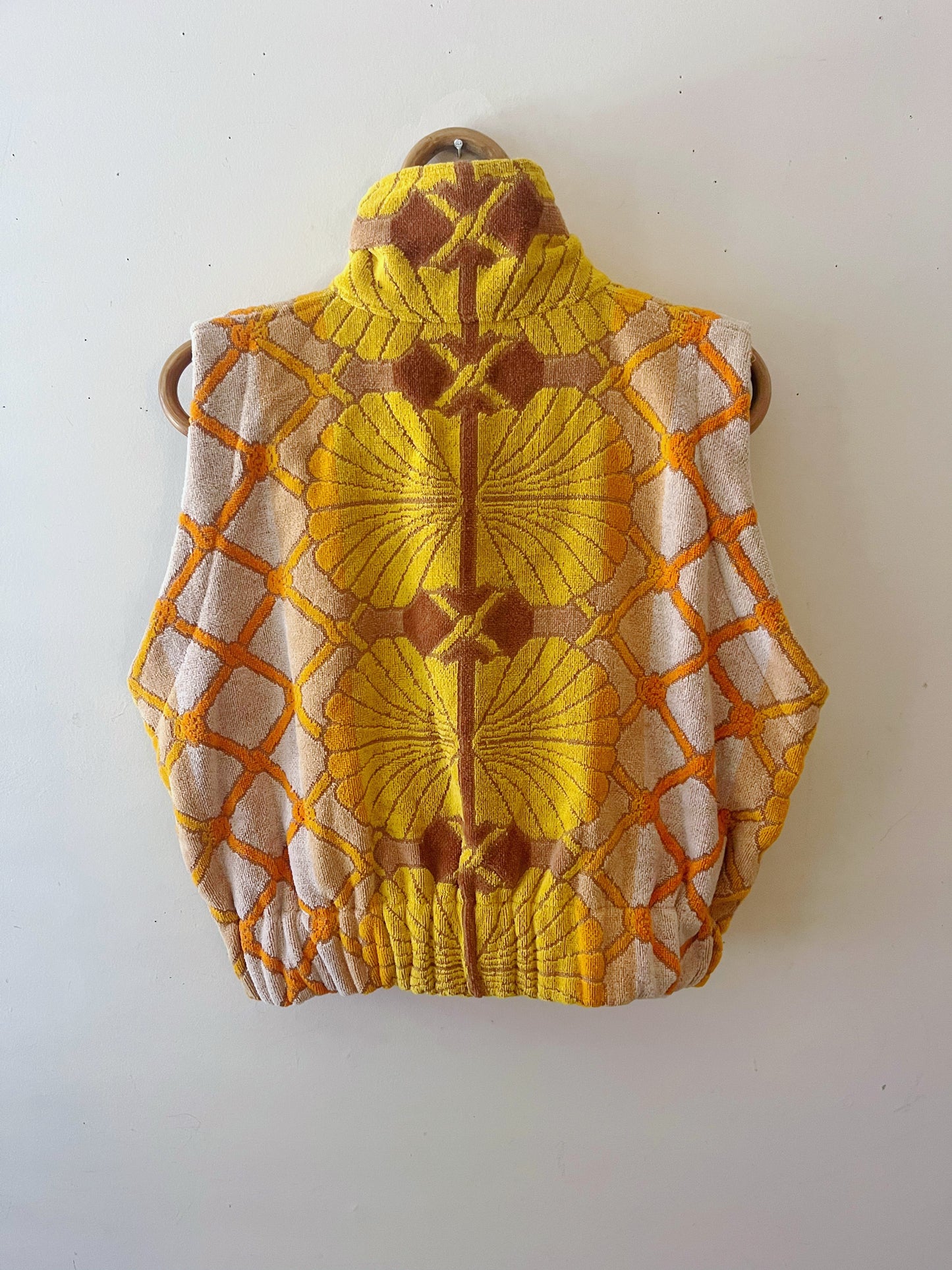 Golden Seashells Bomber Vest