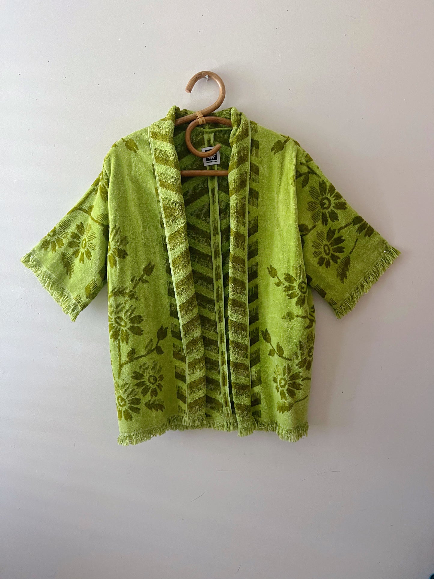 Leafy Greens Open Towel Jacket