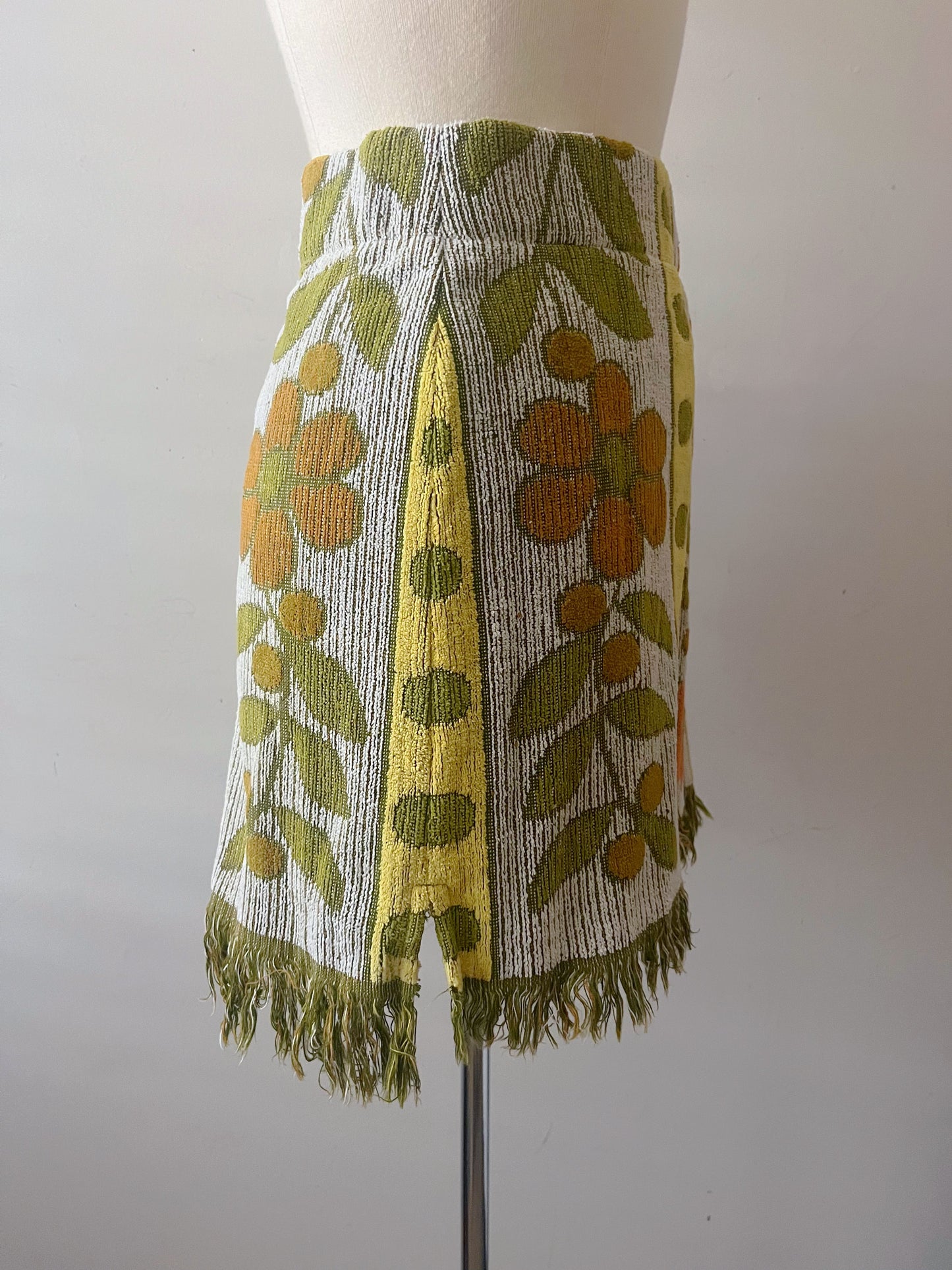 Flower Power Towel Mini Skirt