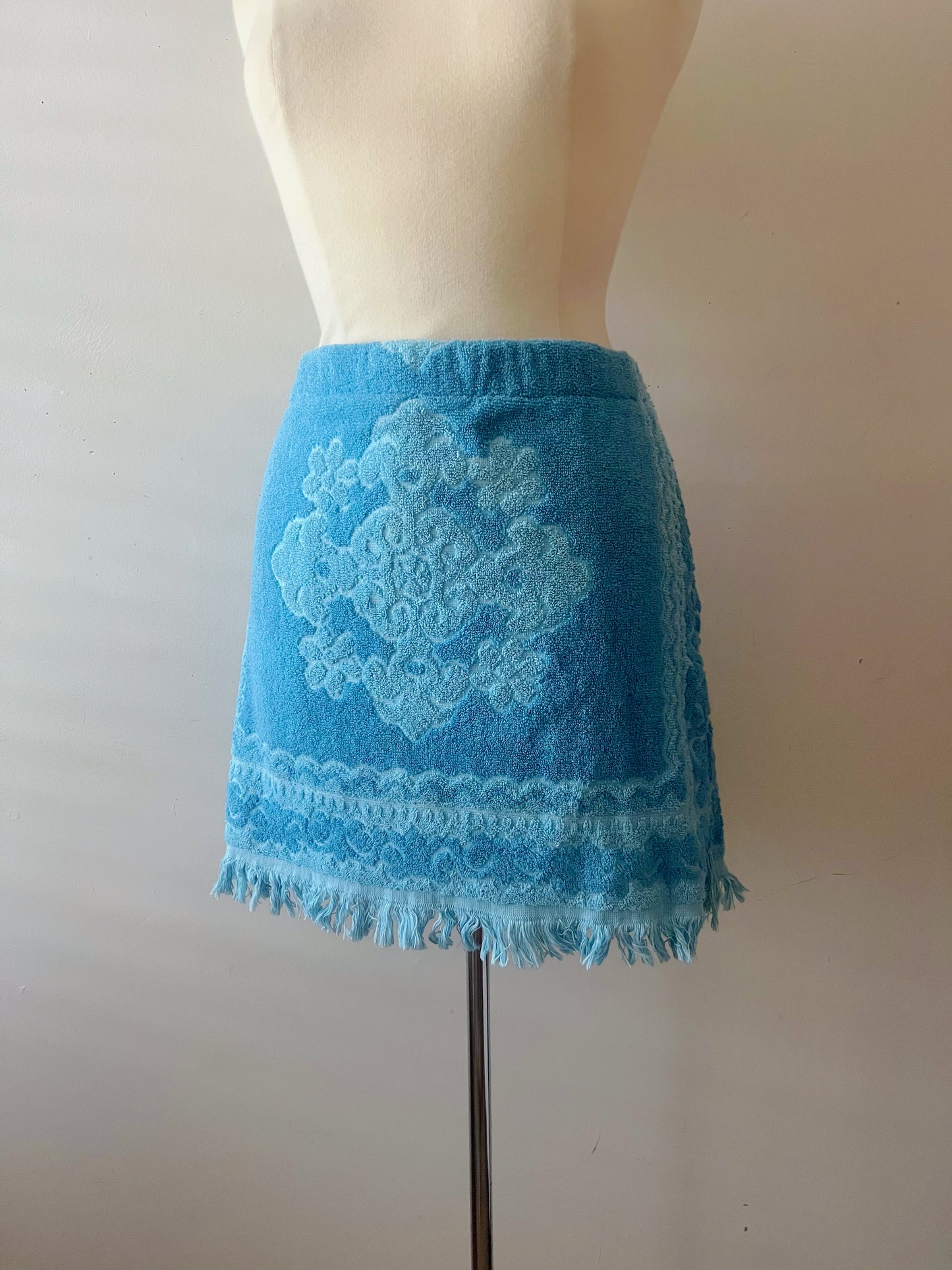 Muted Medallion Towel Mini Skirt