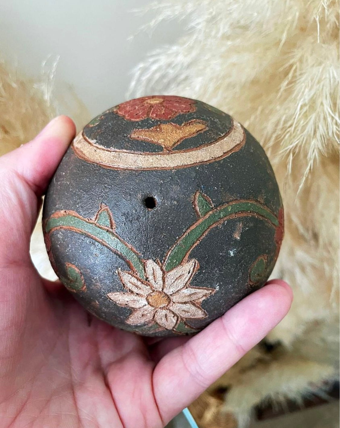 Hand Painted Pottery Decorative Balls