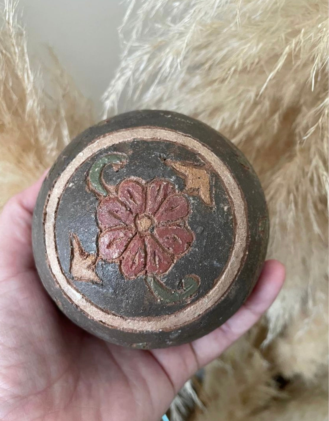 Hand Painted Pottery Decorative Balls
