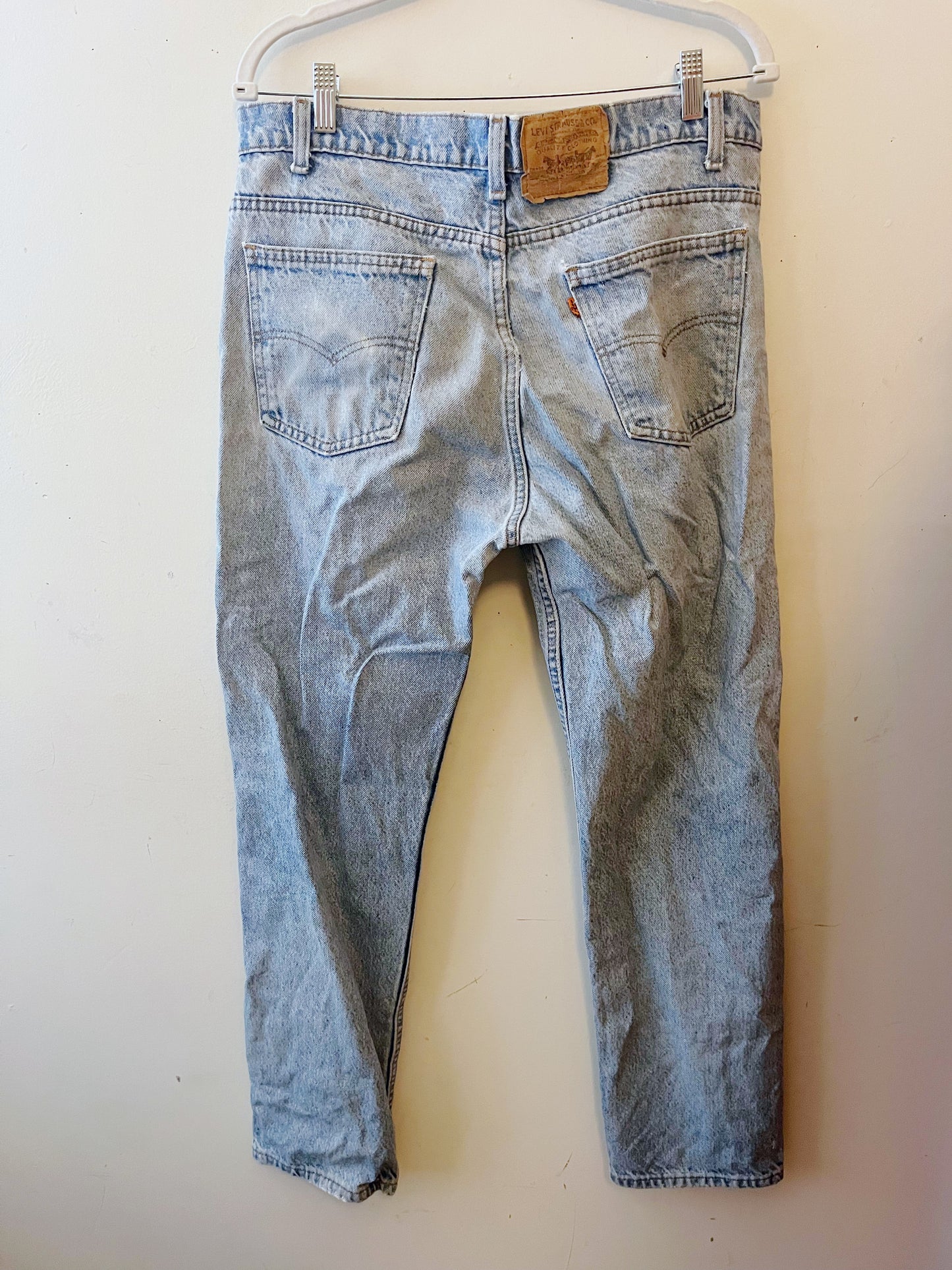 Vintage Levi Denim Blue Jeans- Orange Tab