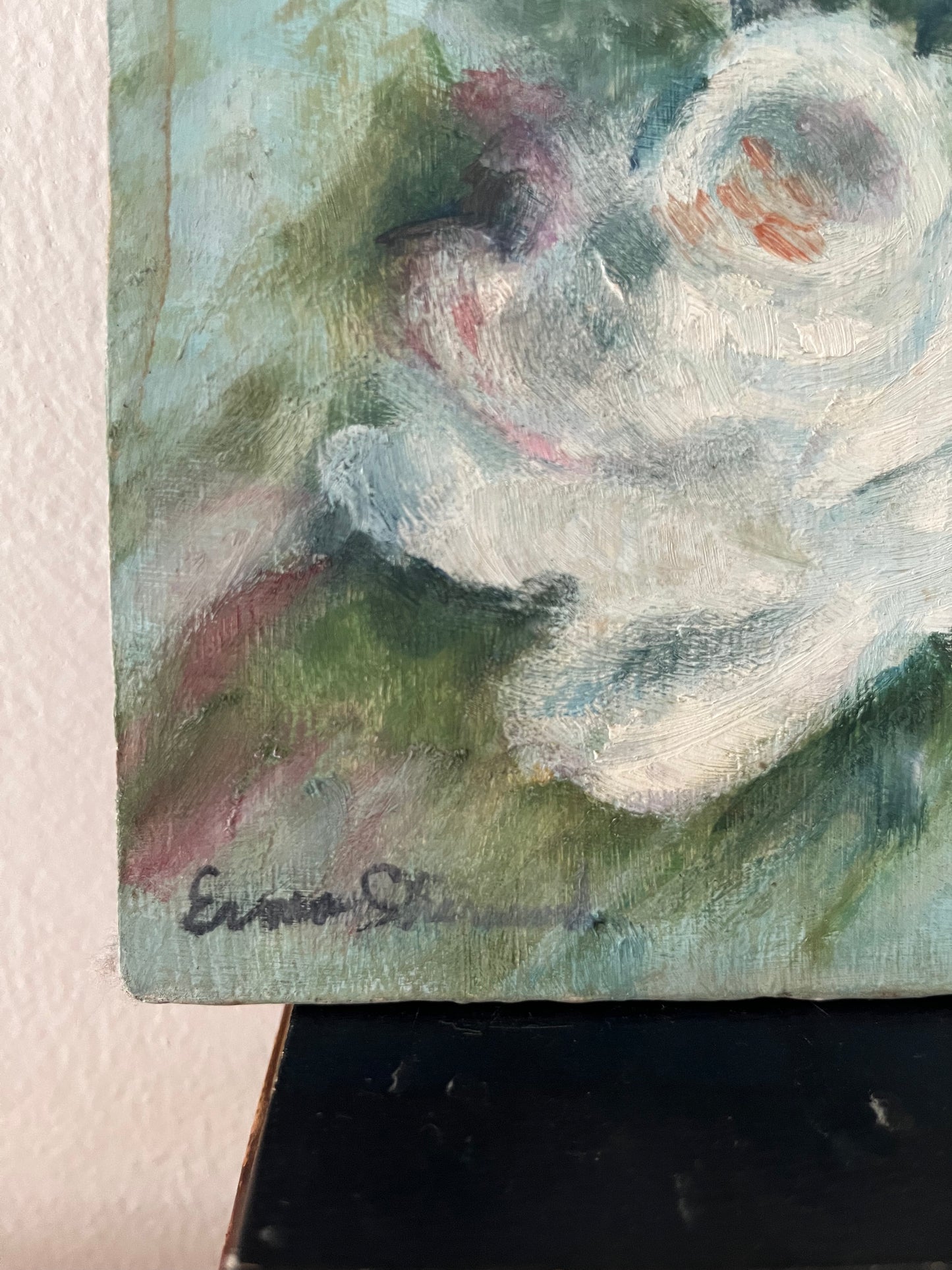 Floral Painting- Turquoise Blossoms