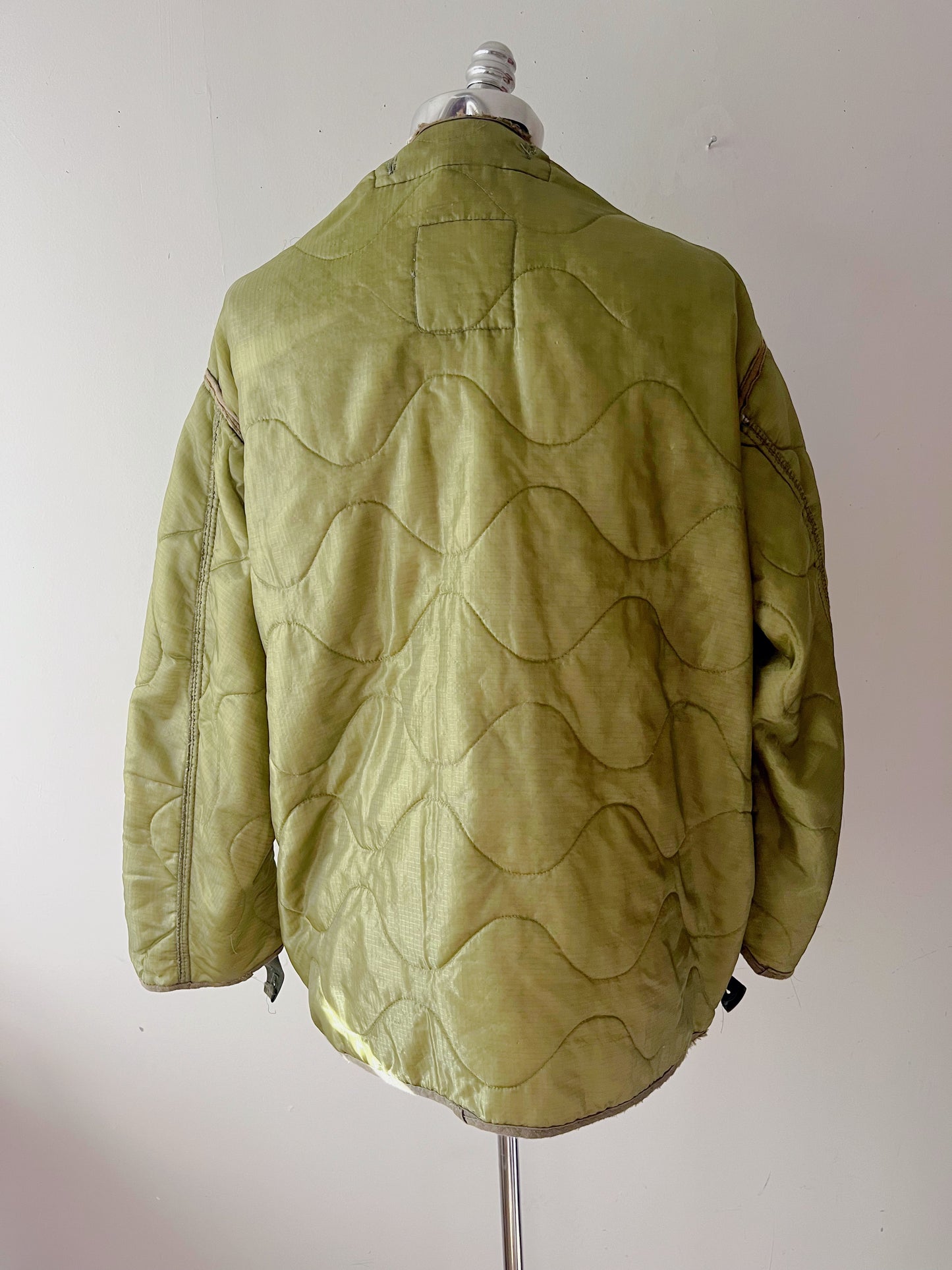 Parachute Patched Pocket Liner Jacket