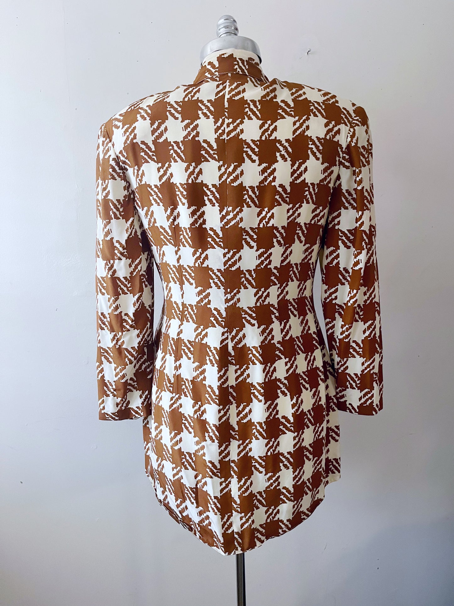Chestnut Silk Blazer Jacket