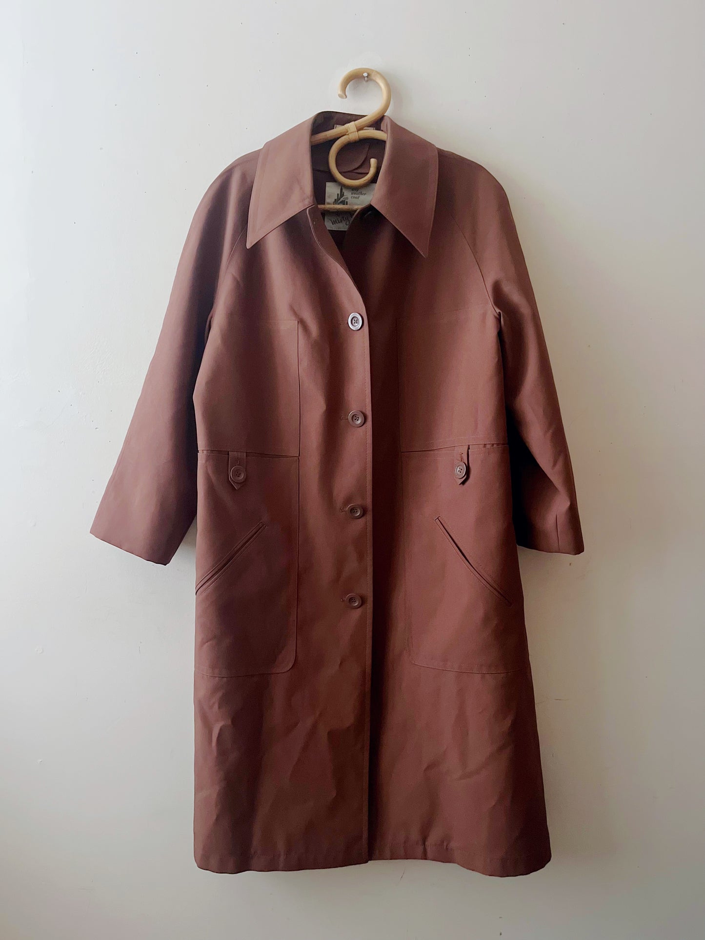 Chocolate Weather Resistant Coat