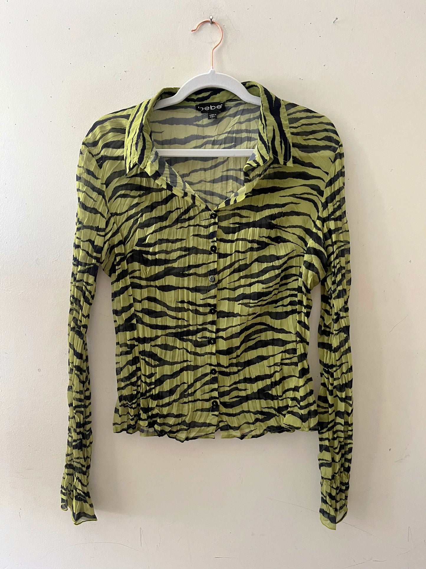 Sheer Zebra Top | M/L