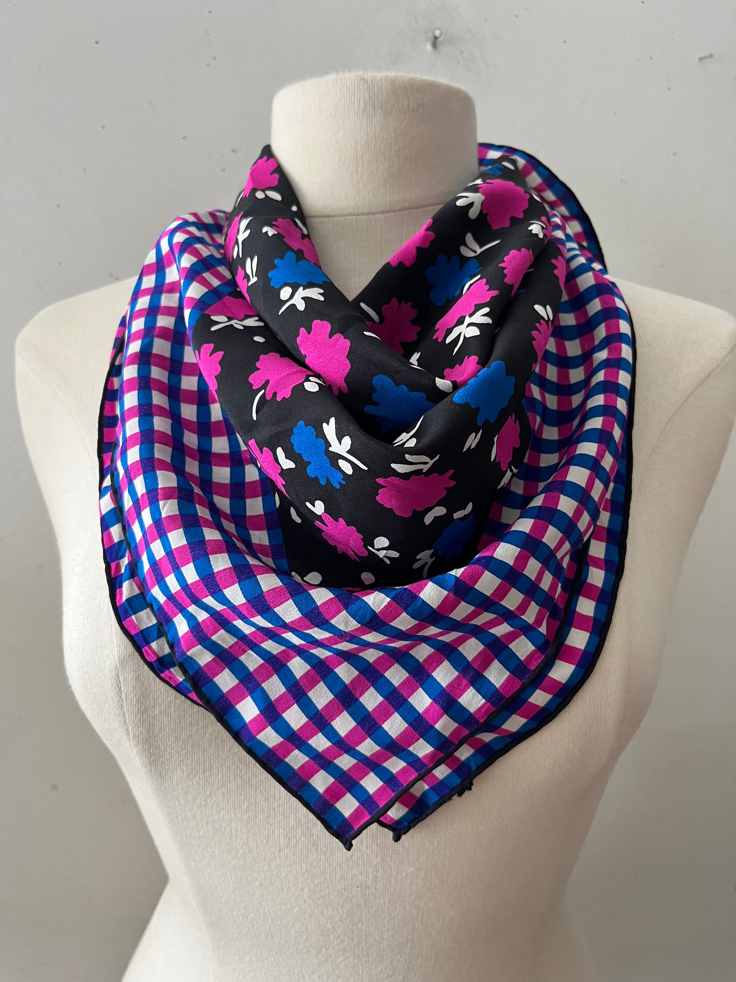 Givenchy Floral Silk Scarf