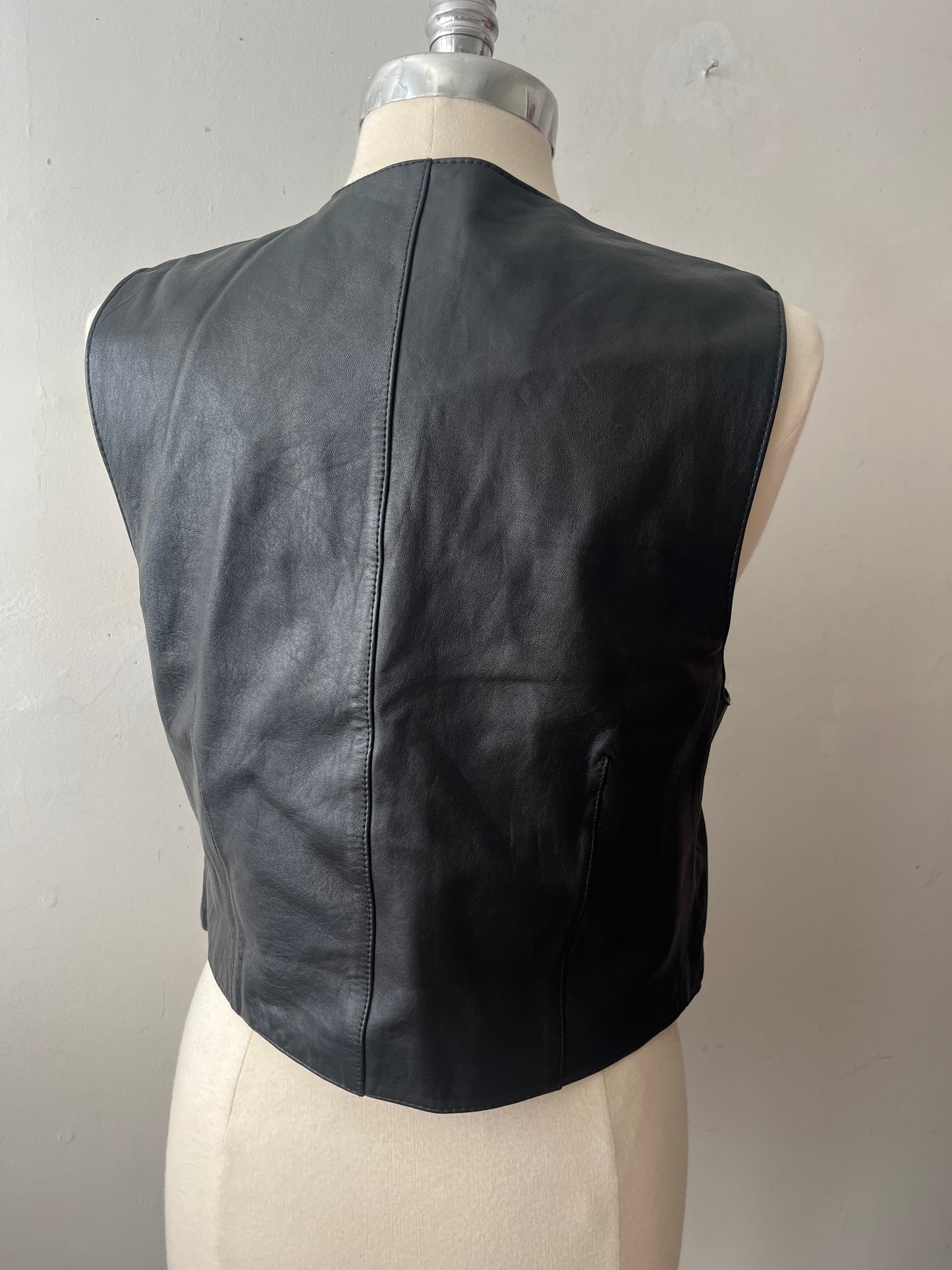 Carole Little Soft Leather Vest