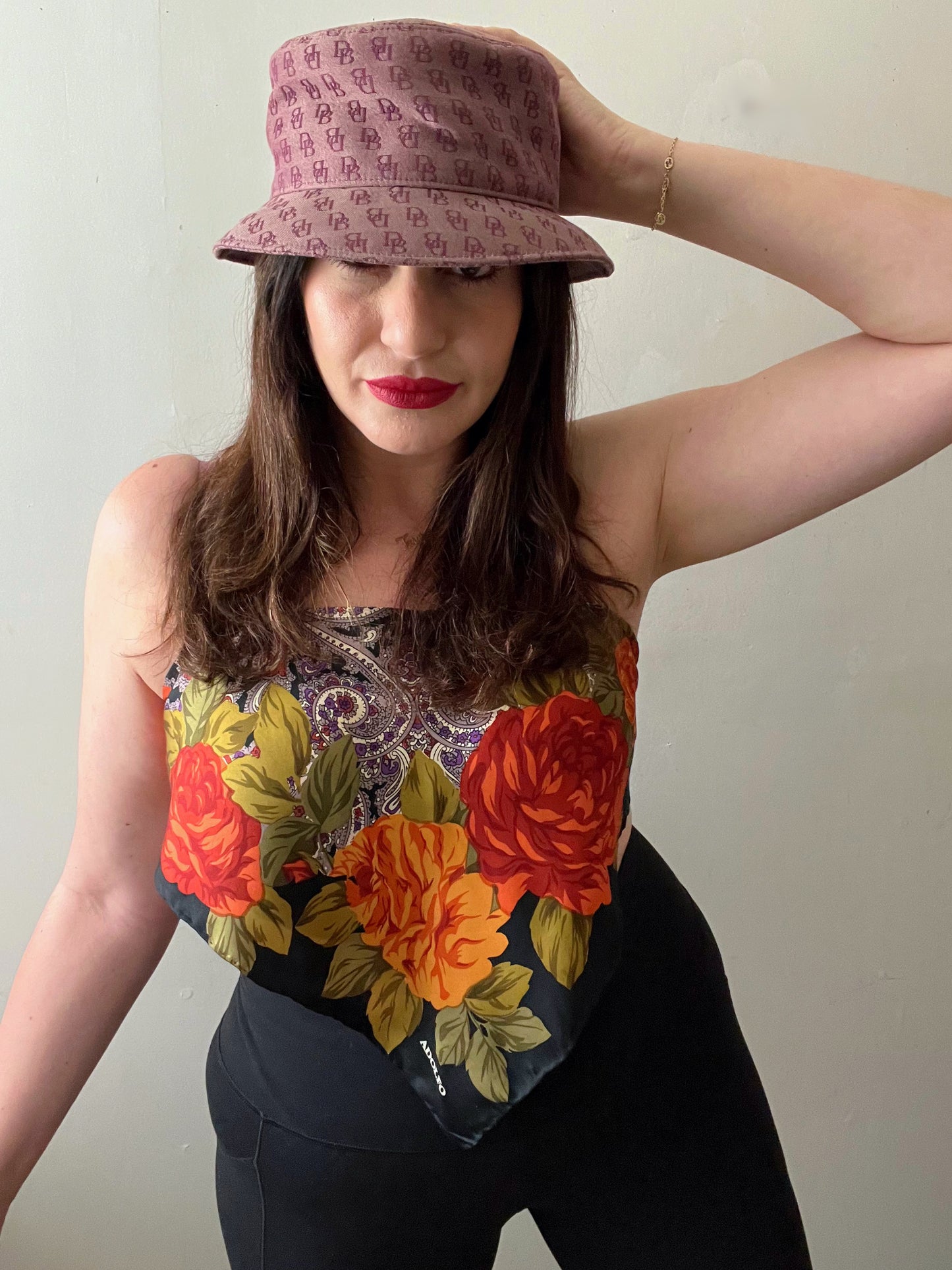 Floral Scarf Halter| Small-Medium