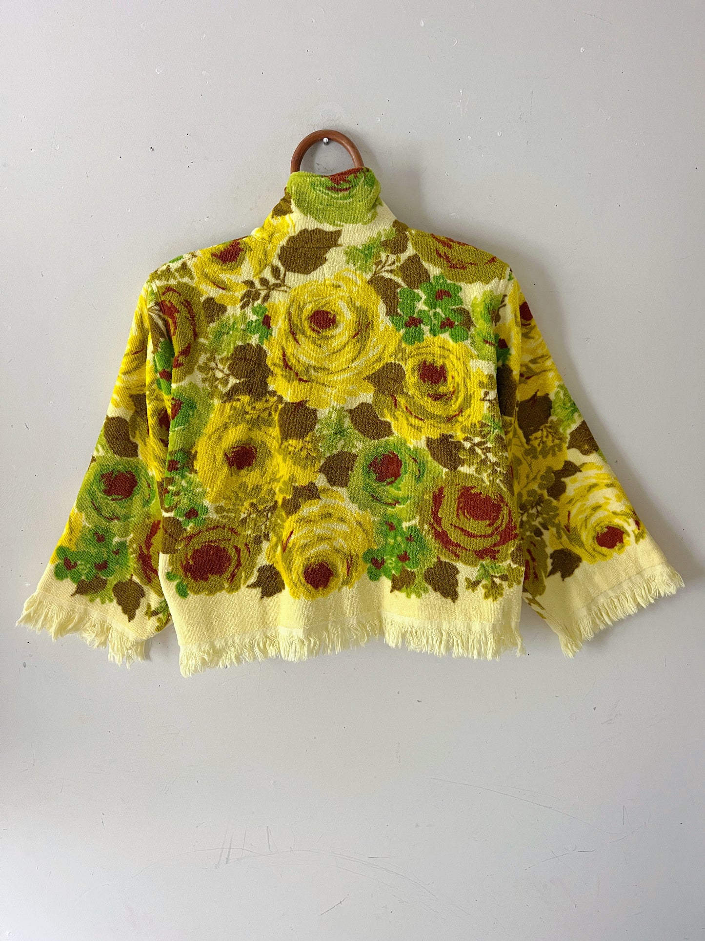 Vintage Rose Towel Jacket | S/M