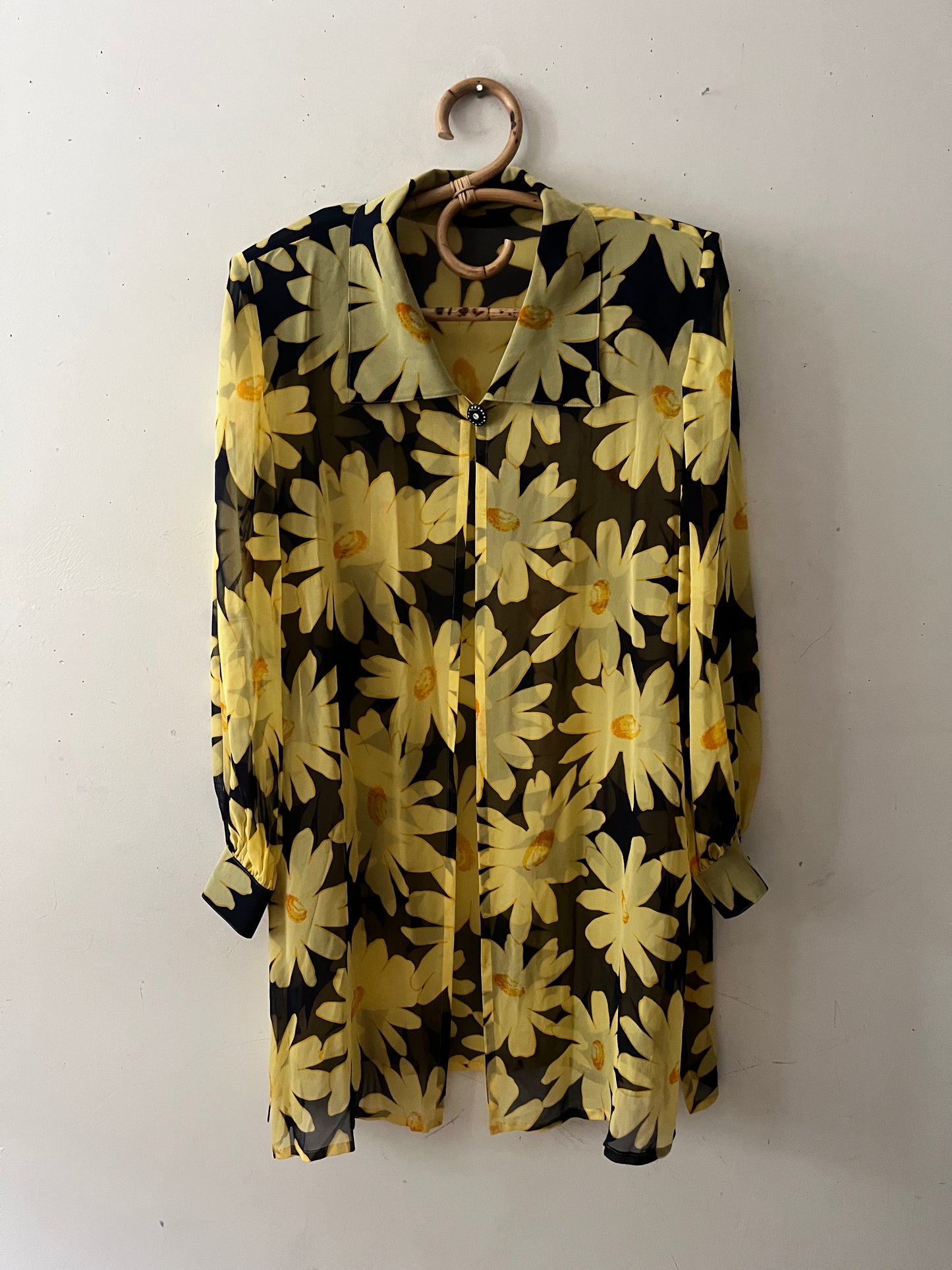 Givenchy Daisy Sheer Silk Duster| Large