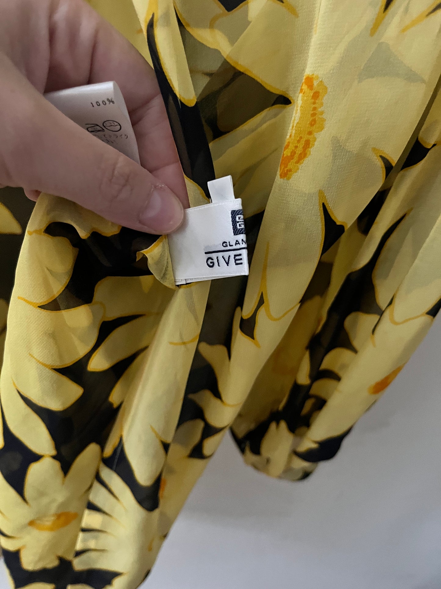 Givenchy Daisy Sheer Silk Duster| Large