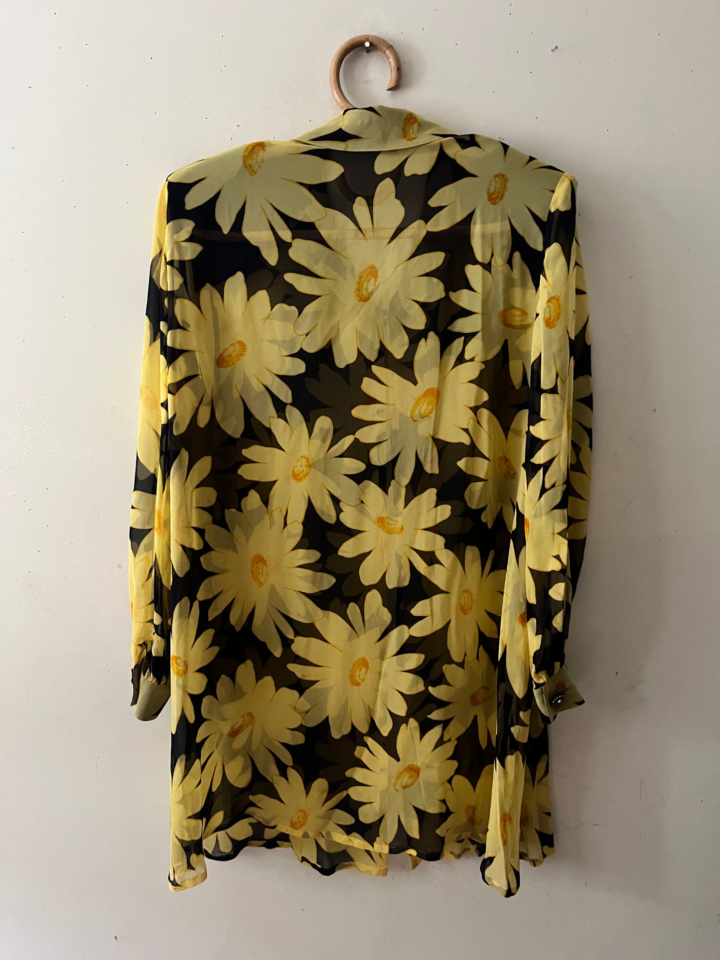 Givenchy Daisy Sheer Silk Duster| Large