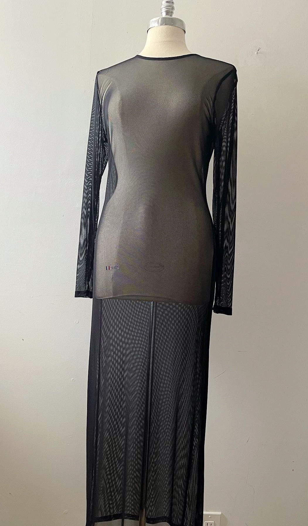 Neiman Marcus Y2K Mesh Maxi Dress