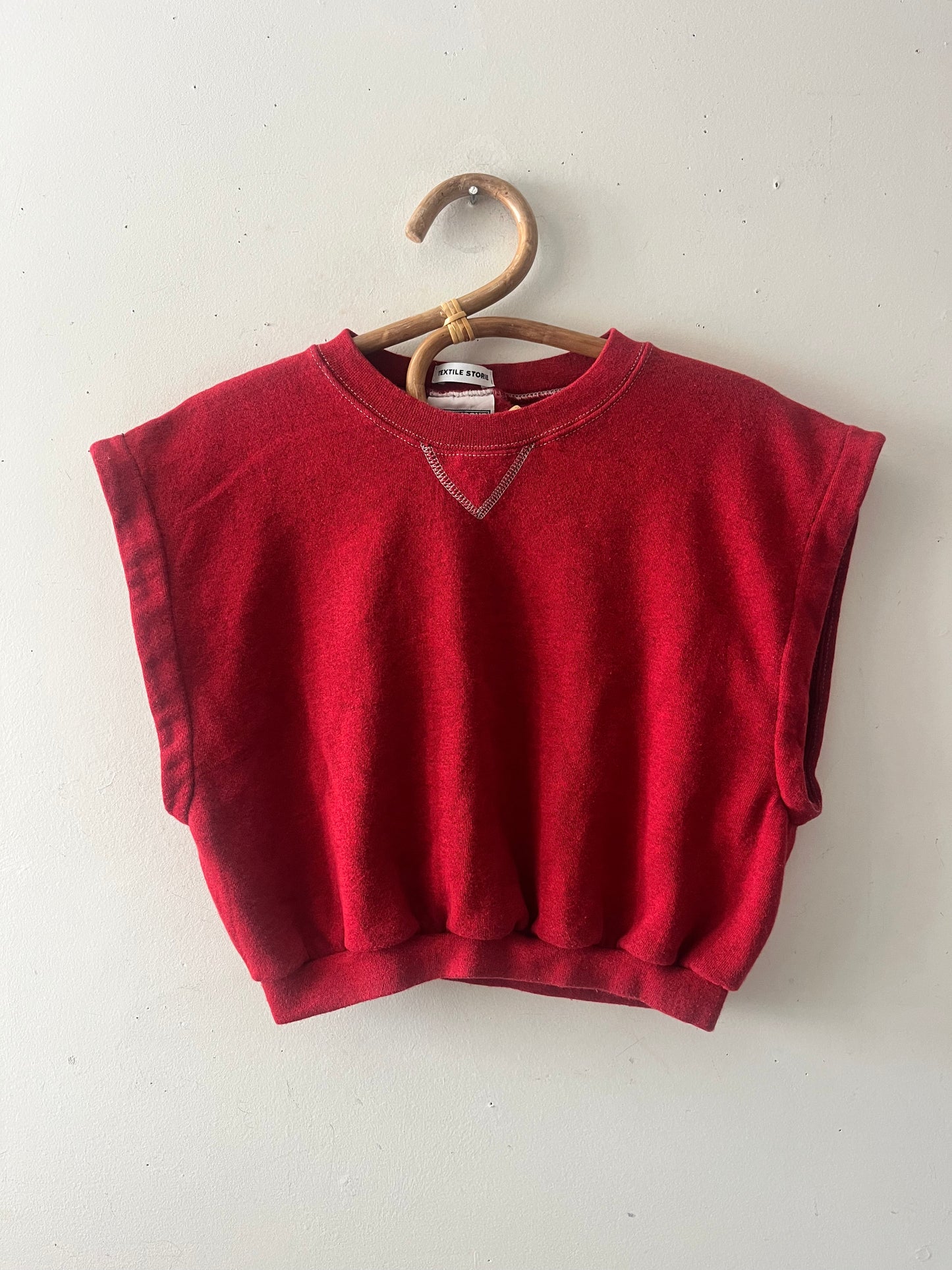 Modern Crew Sweat Top Red| One Size