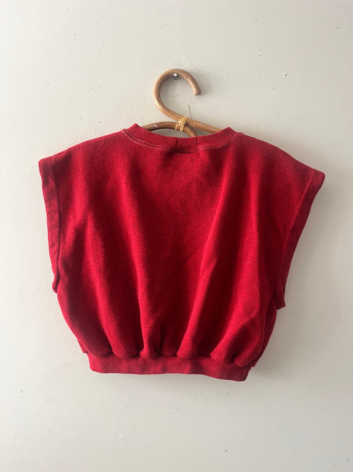Modern Crew Sweat Top Red| One Size