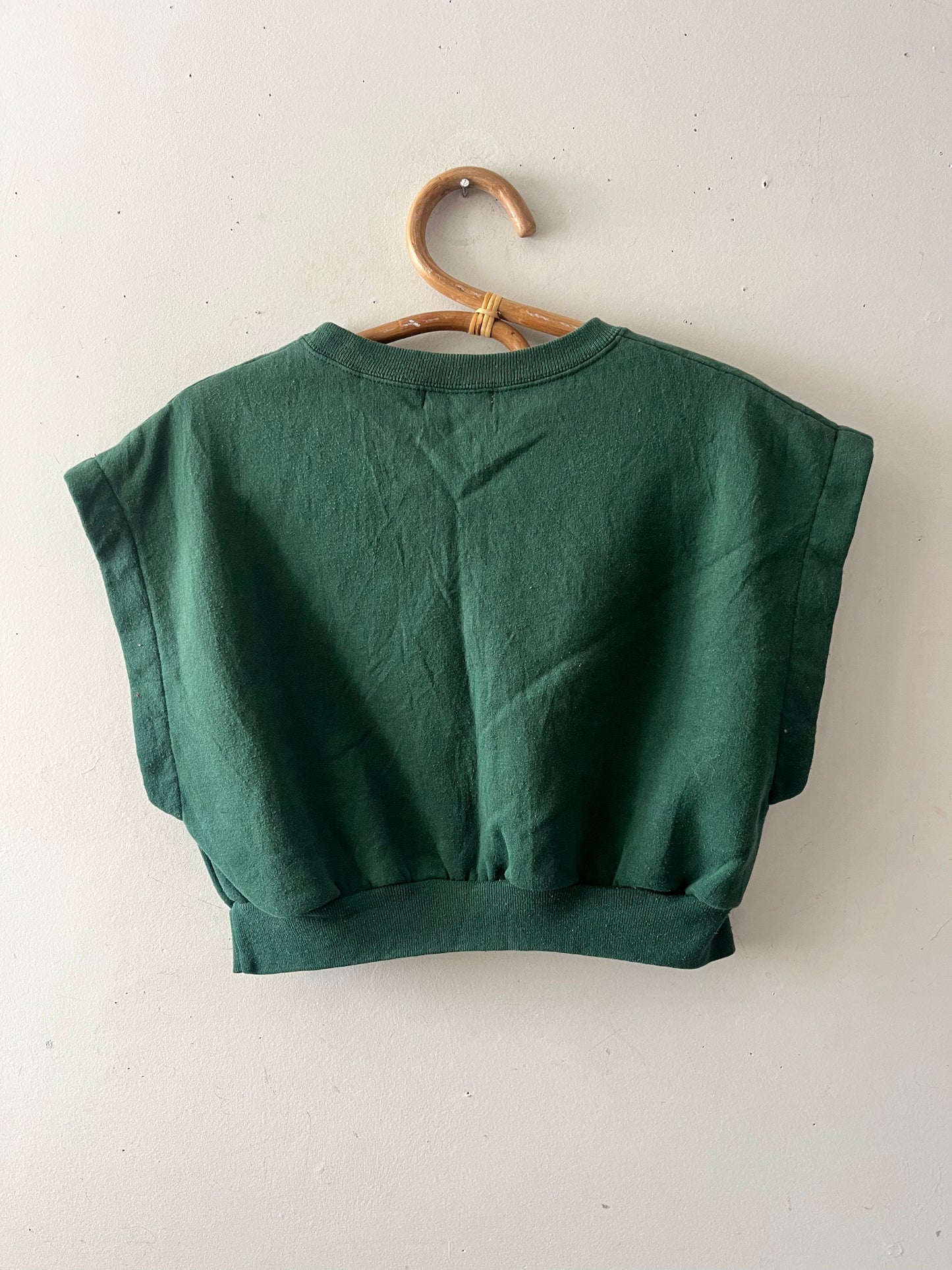 Modern Crew Sweat Top Deep Green| S/M