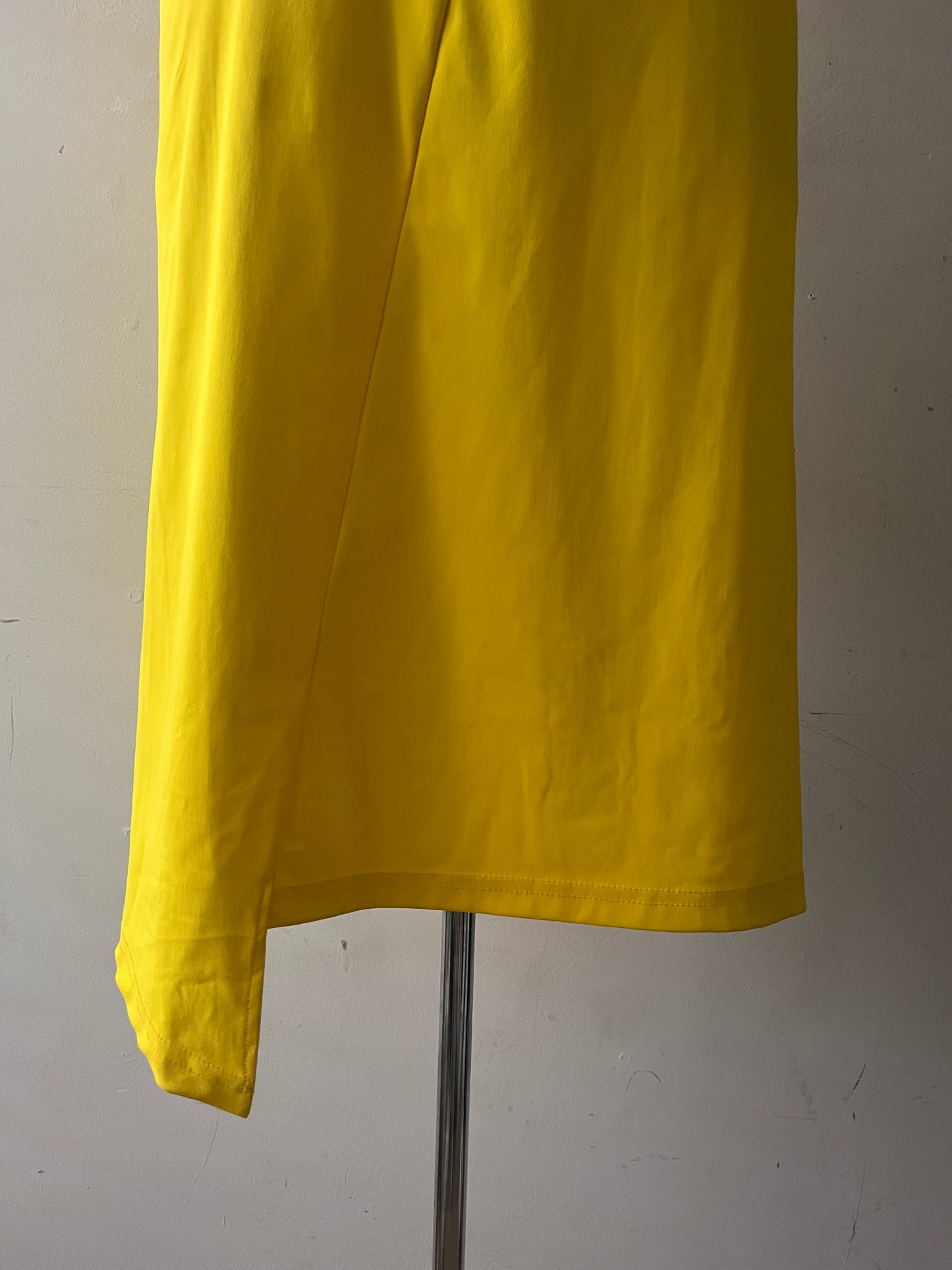 Canary Yellow Strapless Tube Dress| Medium