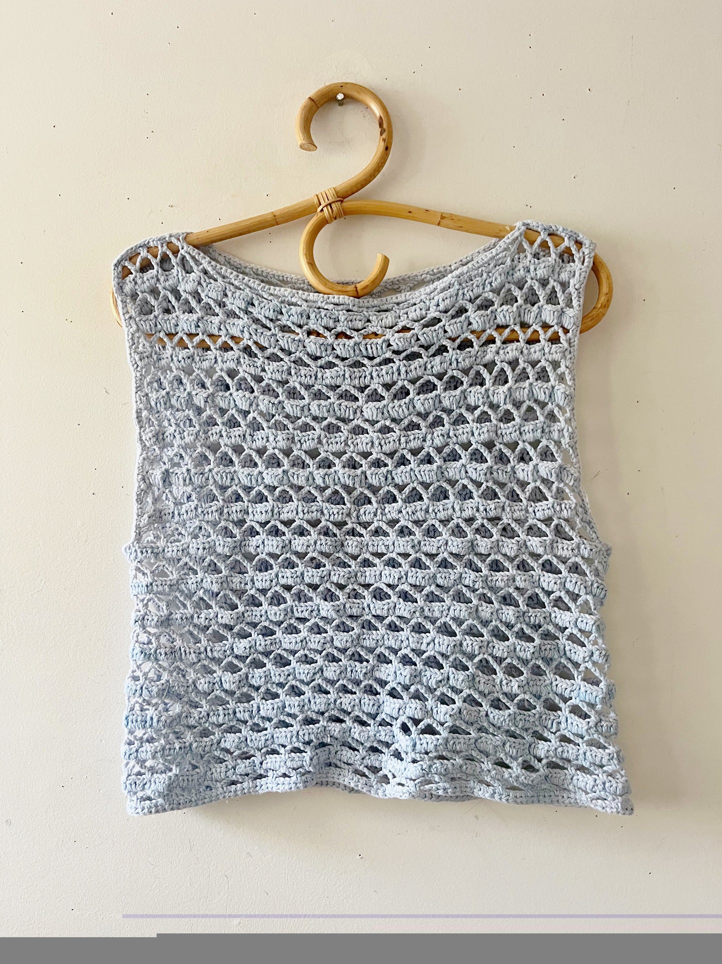 Sunwashed Hand Crochet Top| S/M