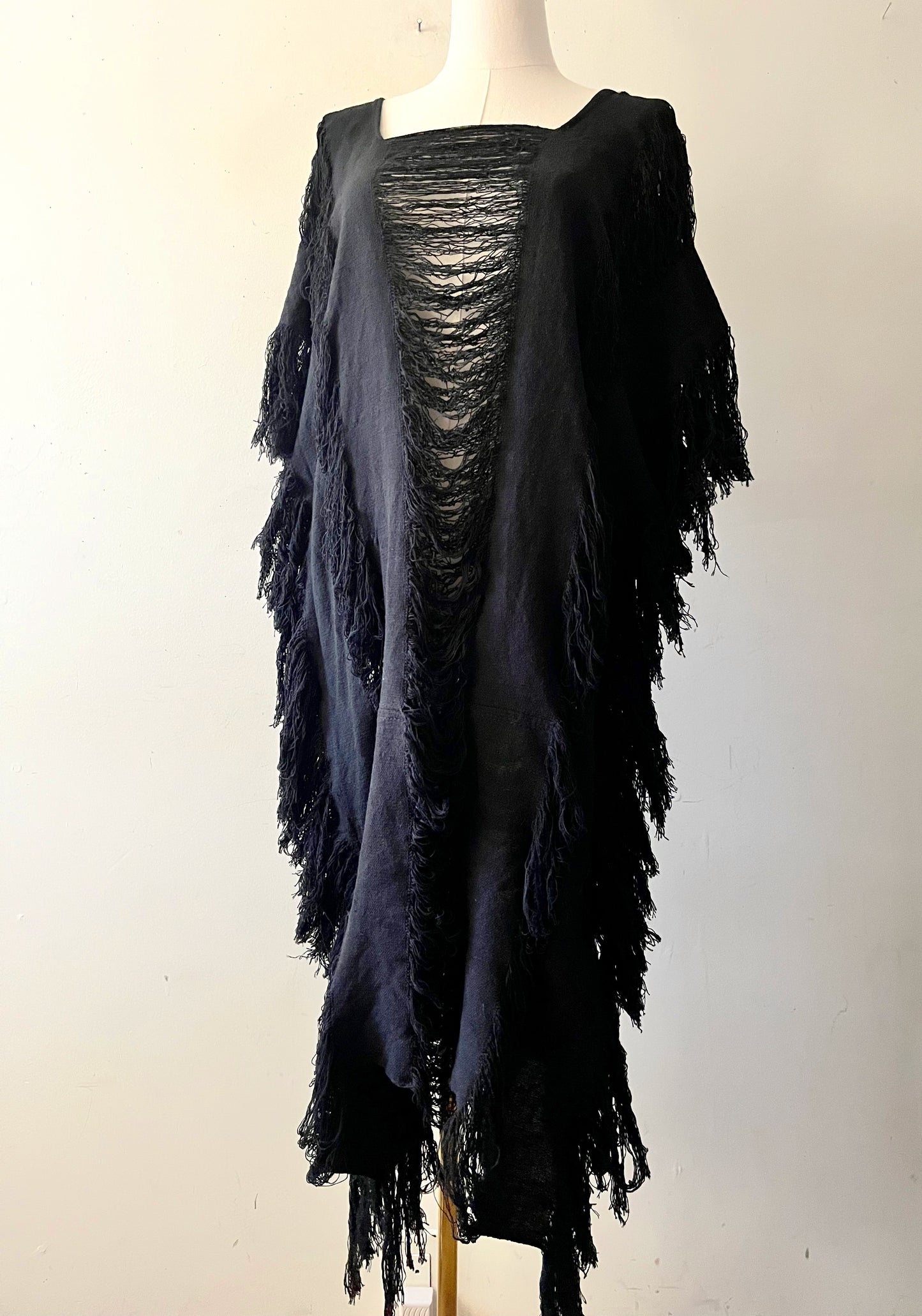 Fringe Cotton Tunic Dress| O/S