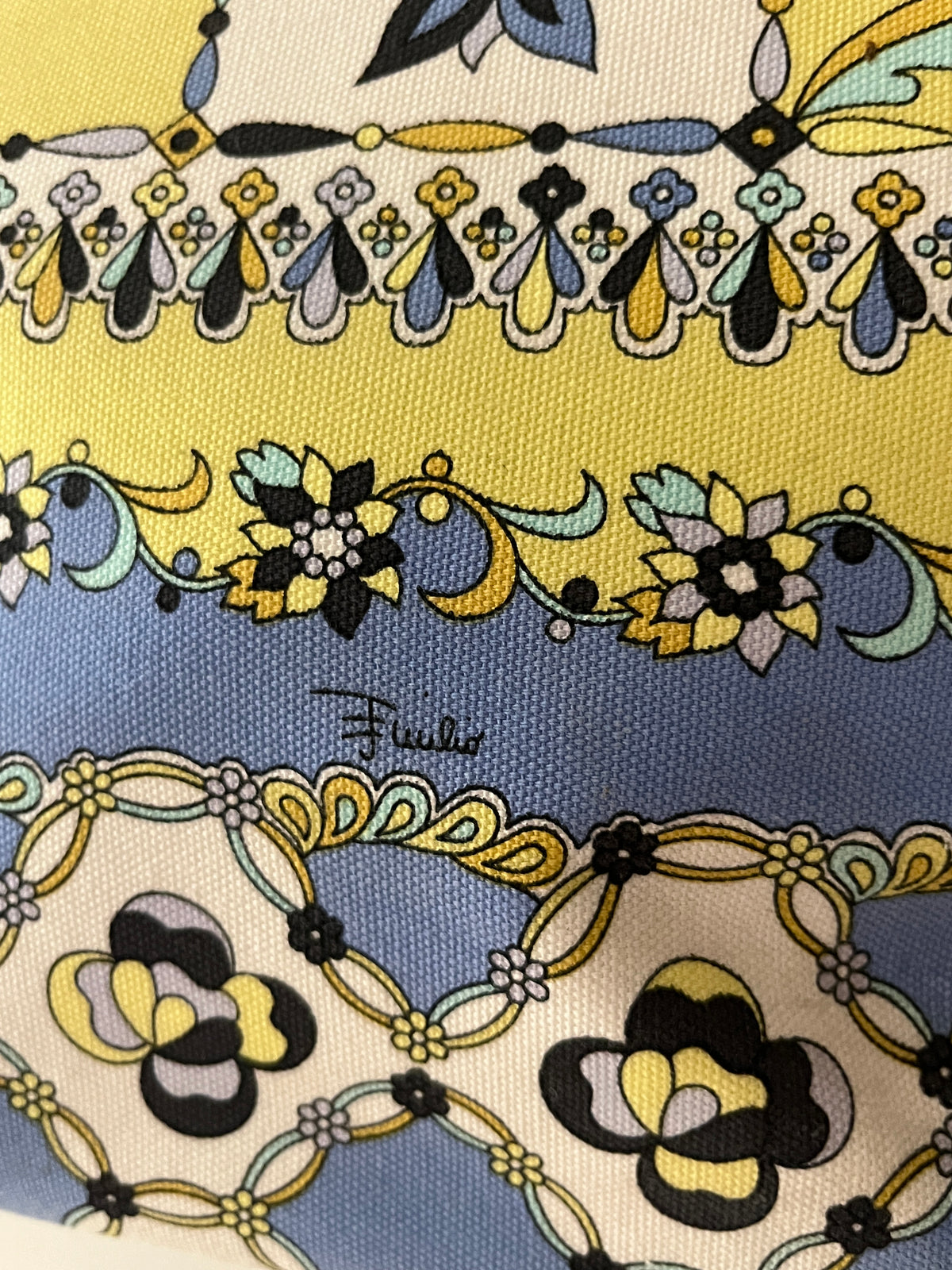 Emilio Pucci Printed Canvas Tote Bag